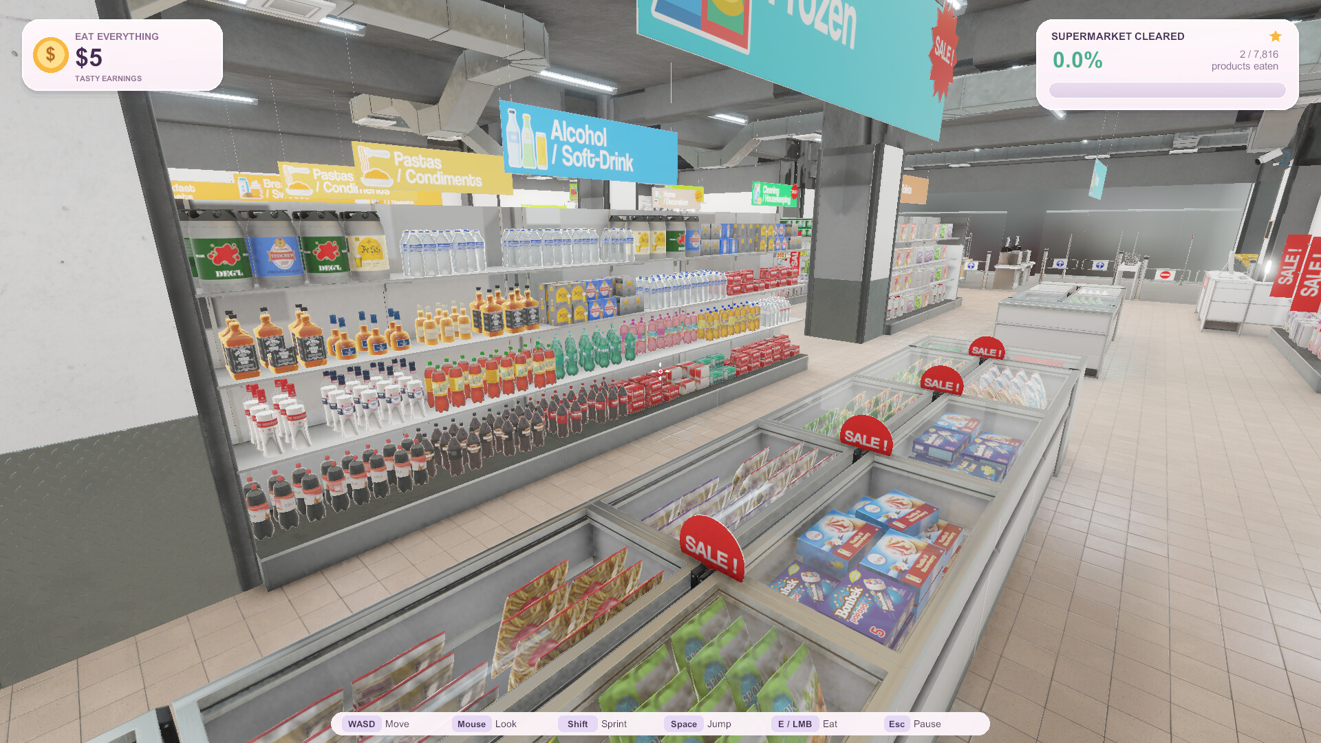 Eat Everything in a Supermarket screenshot 3