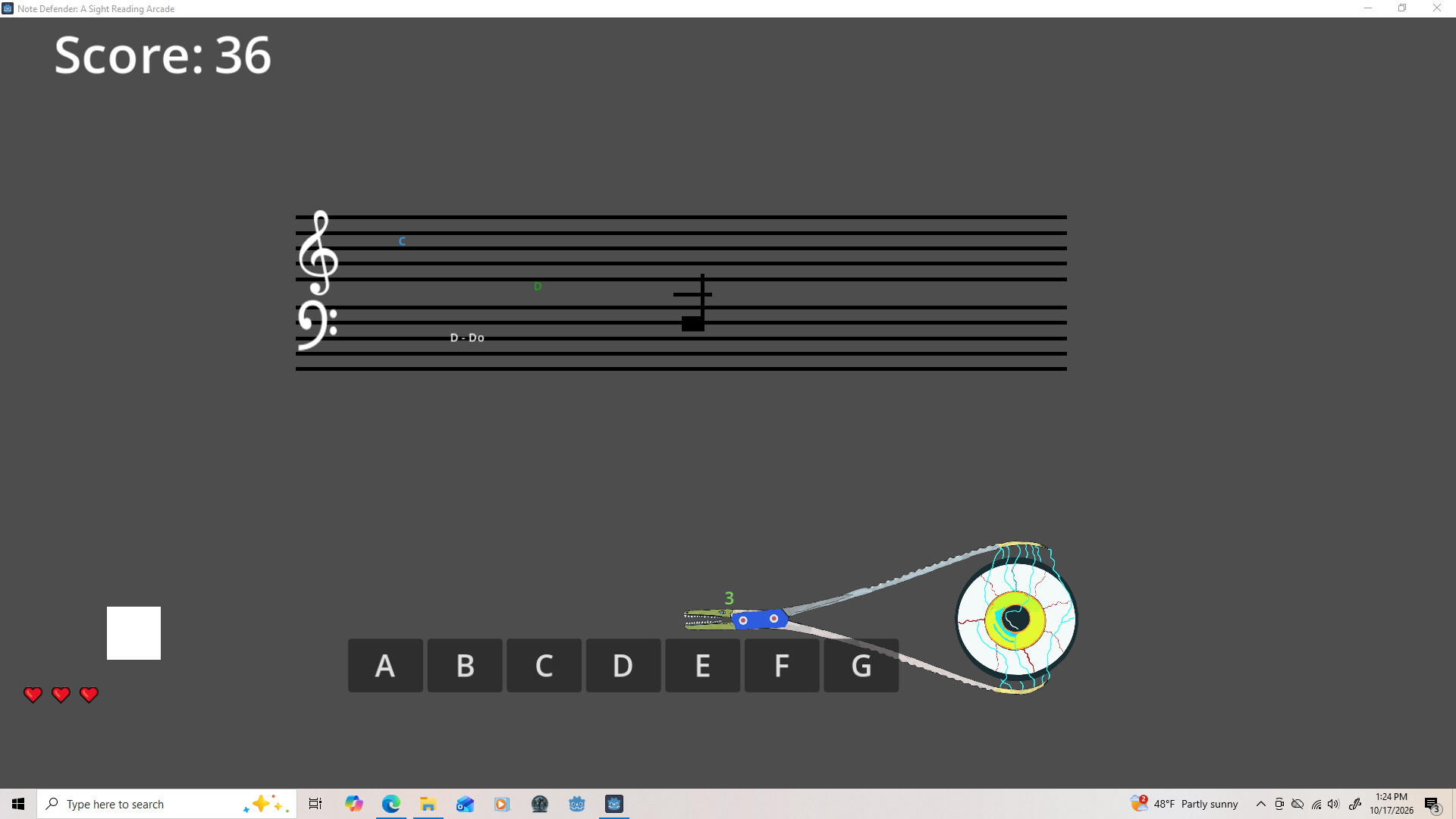 Note Defender: A Sight Reading Arcade screenshot 4
