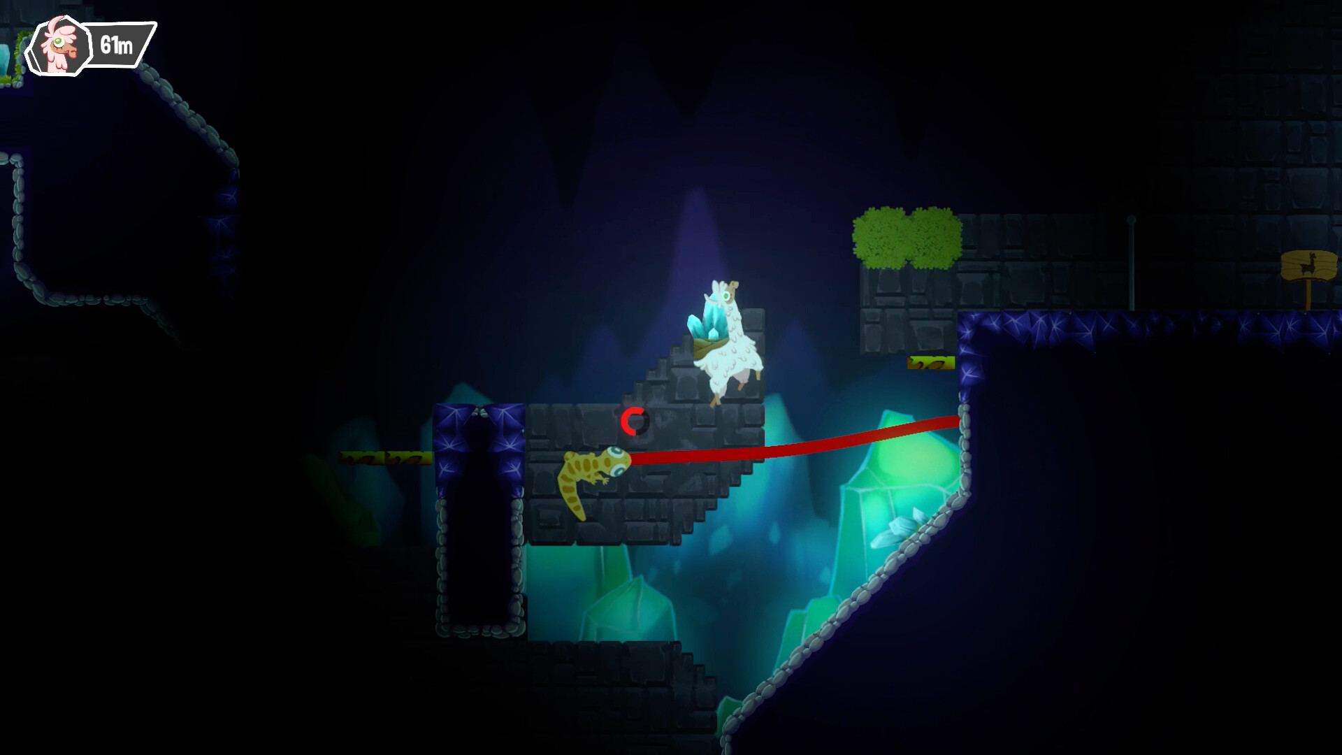 Llama and Lizard trailer