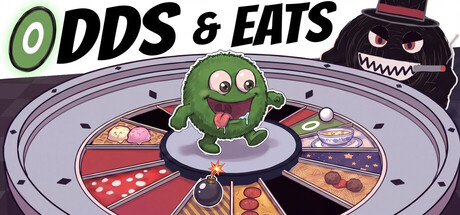 Cover art from Odds & Eats: A Roulette Roguelike