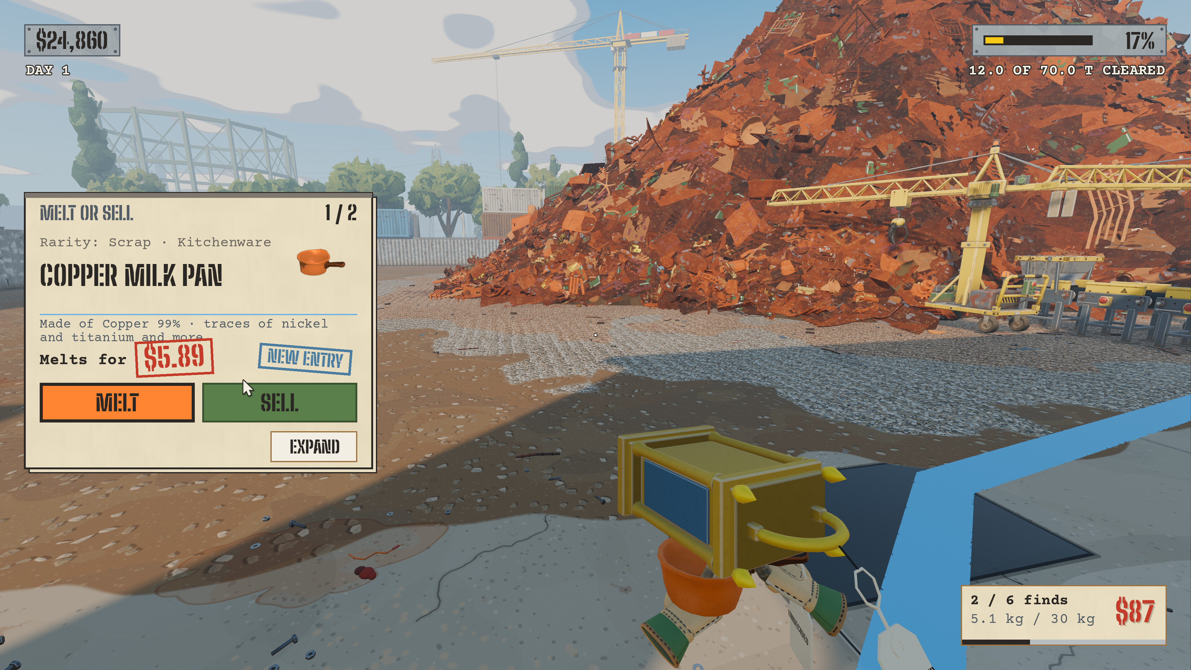 Under The Rust: Scrapyard Simulator screenshot 5