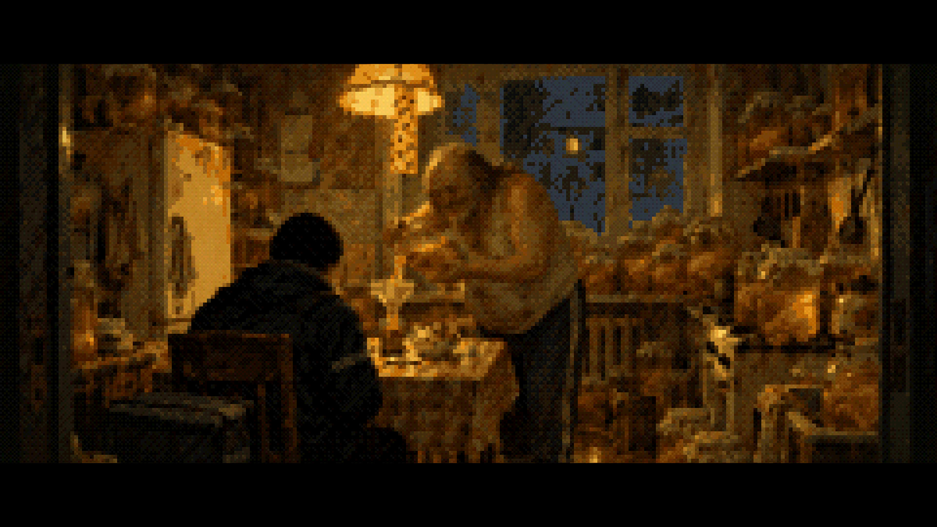 Deliveryman in Zhmurino trailer