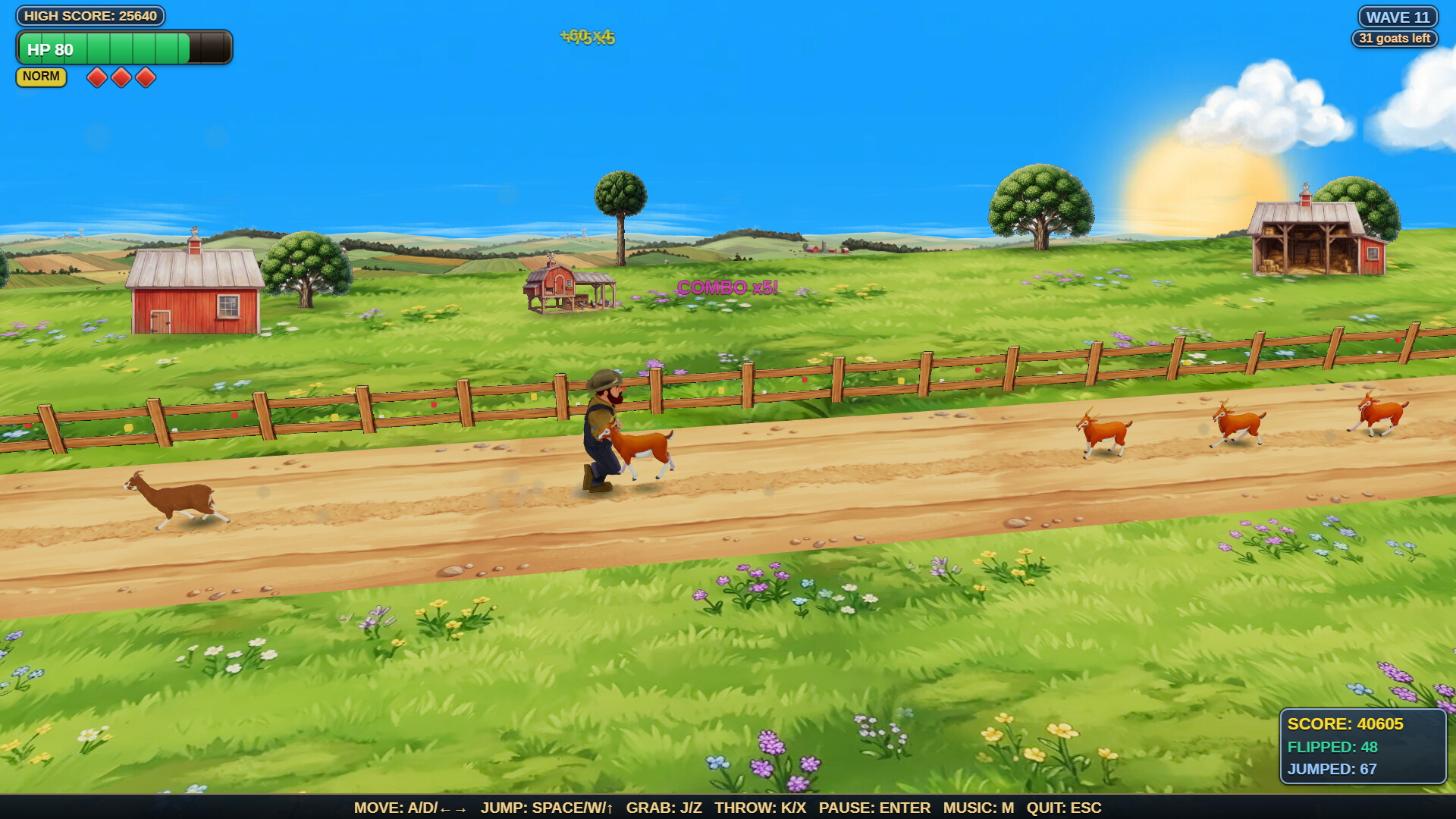 Ranch Attack: Farmer on the Run screenshot 2
