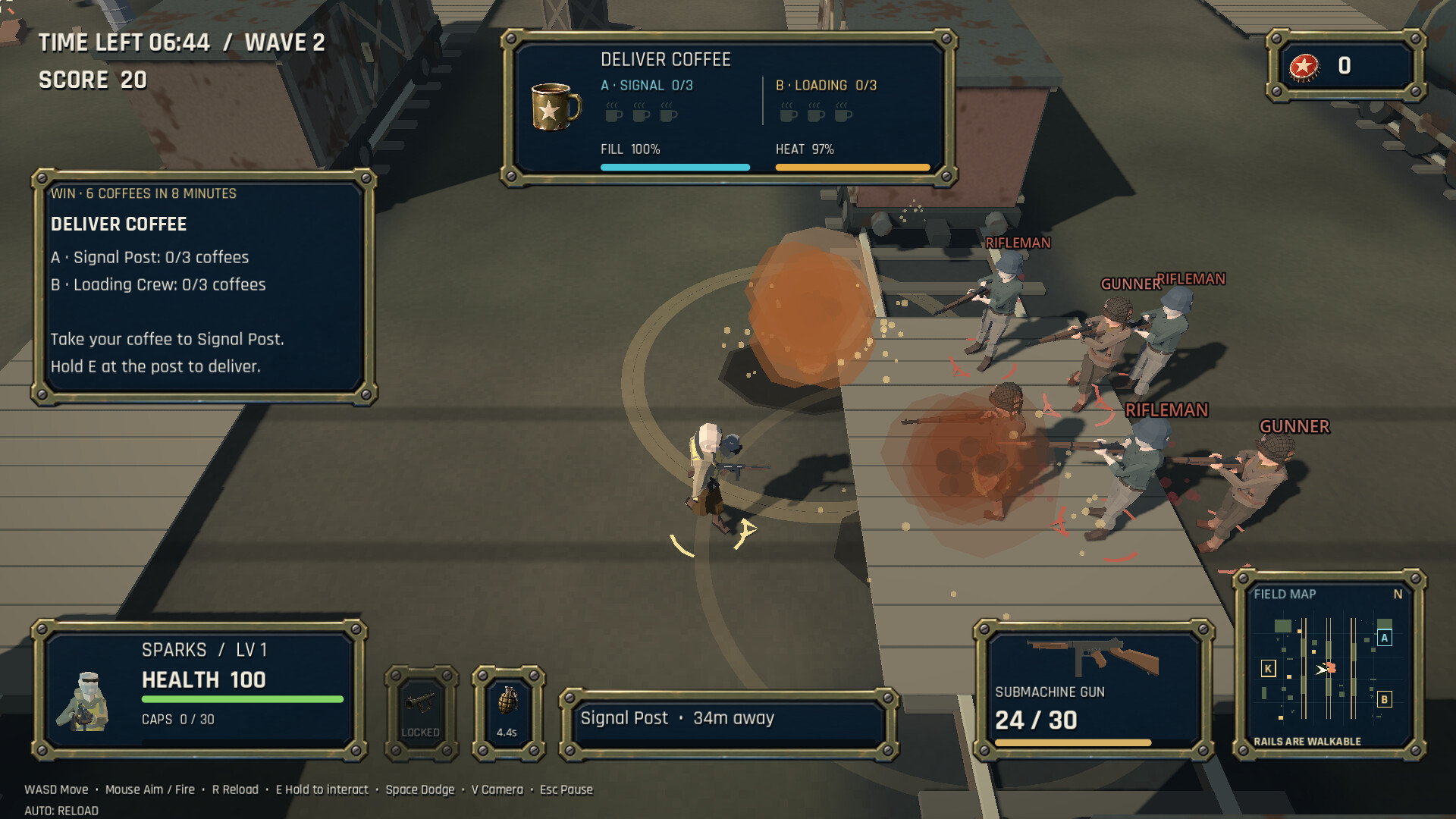 Coffee Under Fire screenshot 3