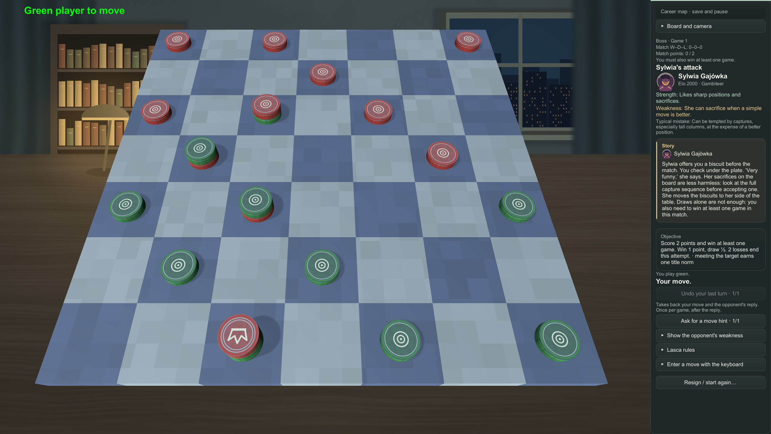 LASKA: Column checkers screenshot 4