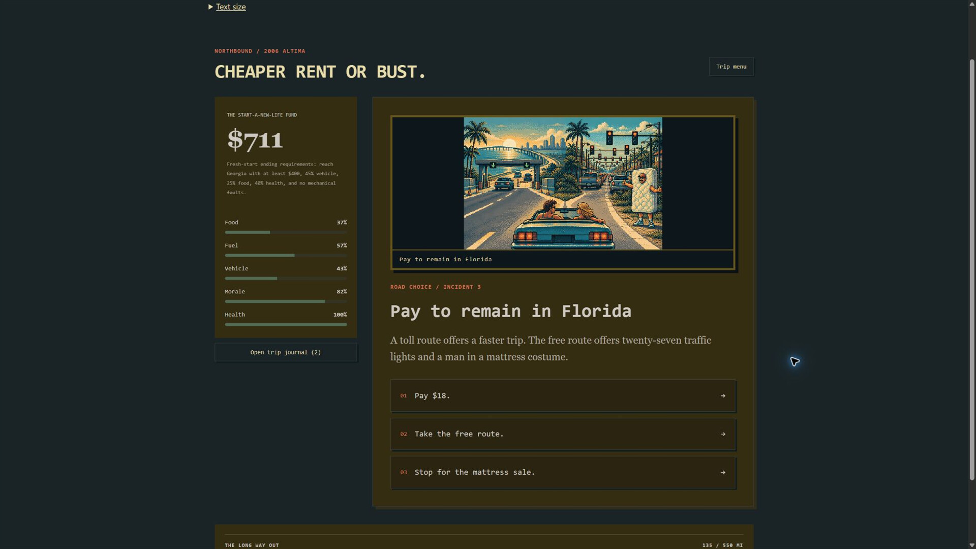 The Florida Trail trailer