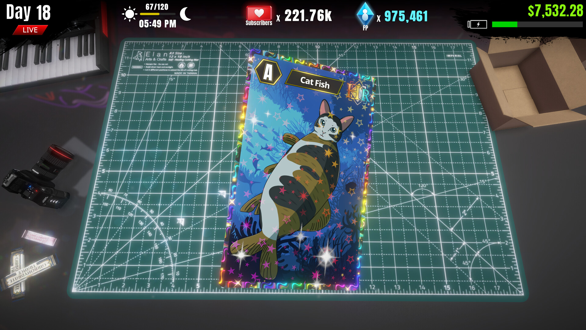 MeowMeow TCG: Rip & Ship Streamer Simulator screenshot 4