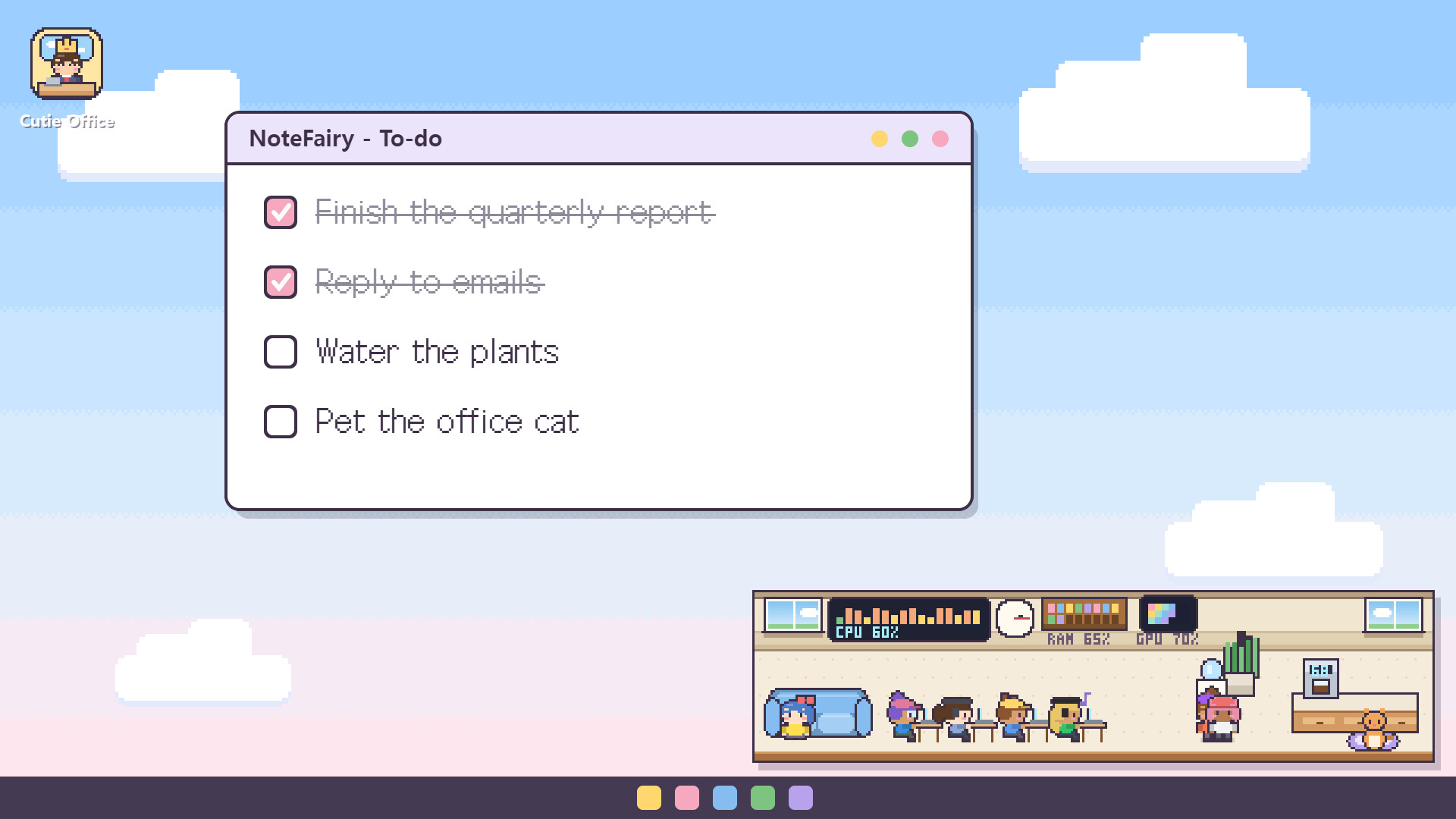 Cutie Office screenshot 2
