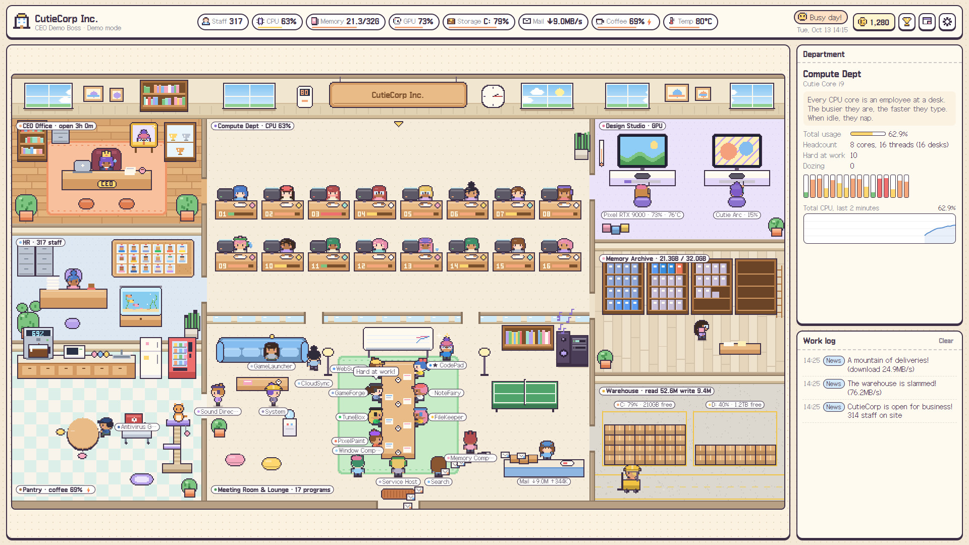 Cutie Office screenshot 5