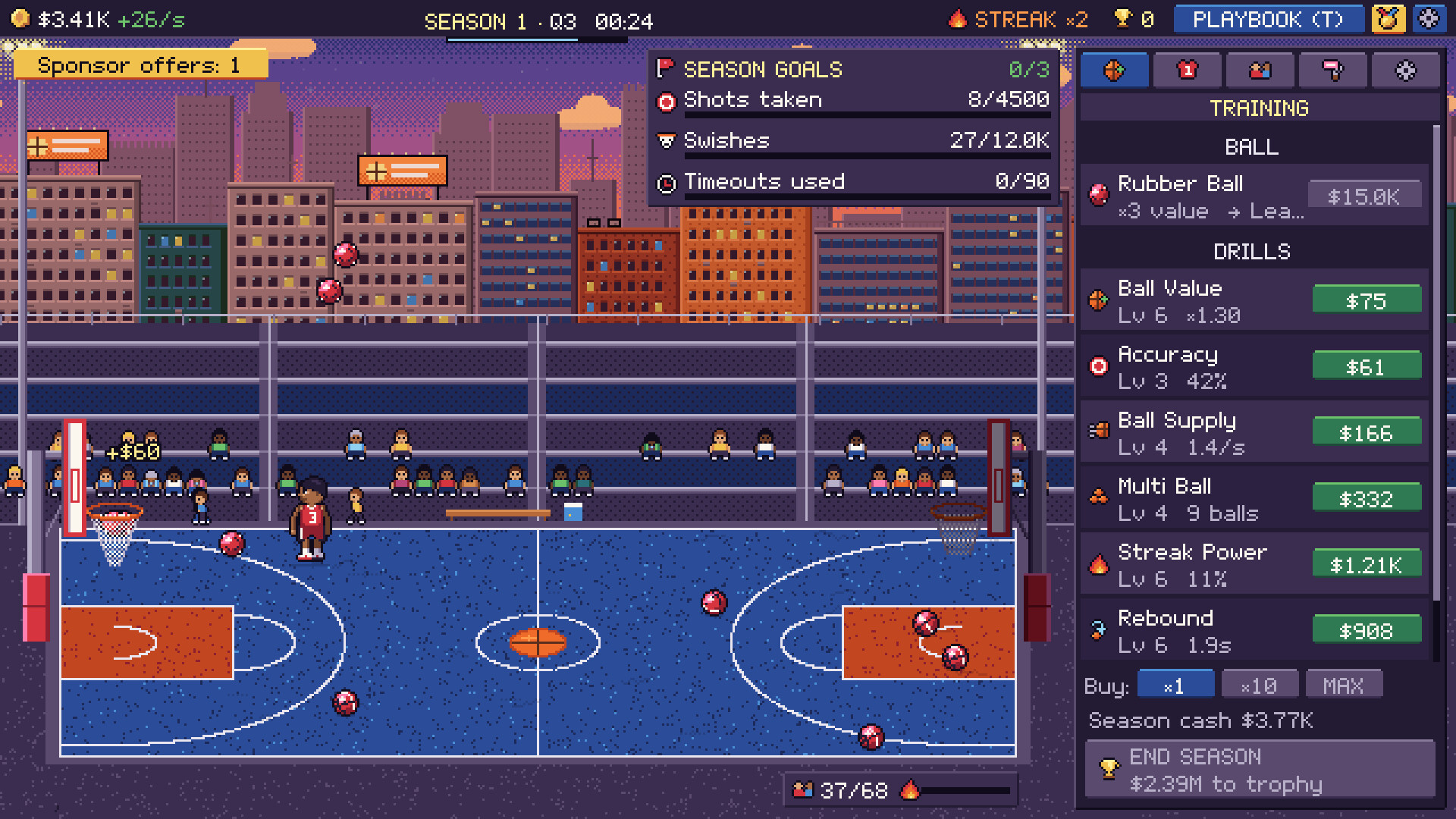 Swish & Repeat: Basketball Idle trailer