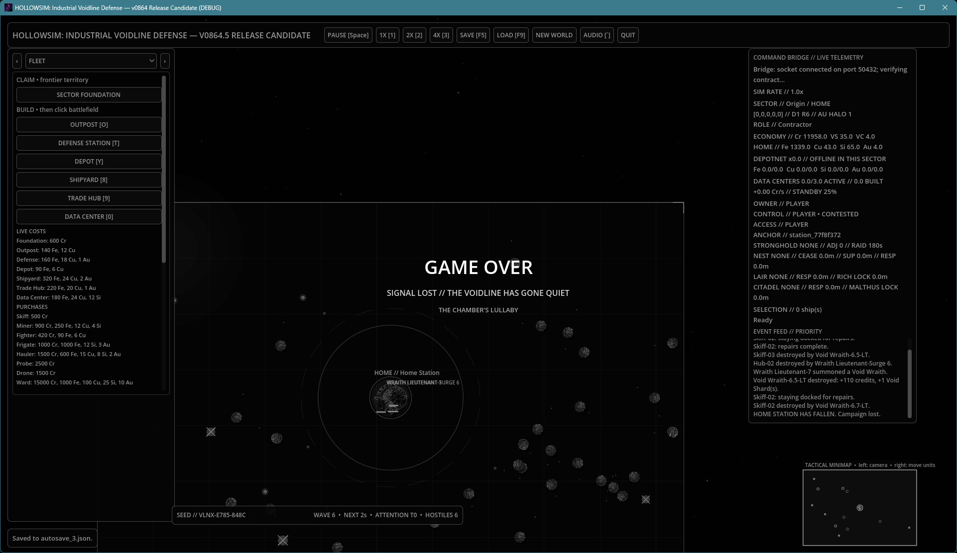 HOLLOWSIM: Industrial Voidline Defense screenshot 2