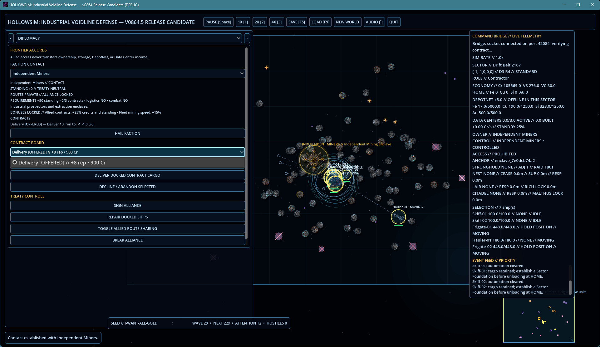 HOLLOWSIM: Industrial Voidline Defense trailer