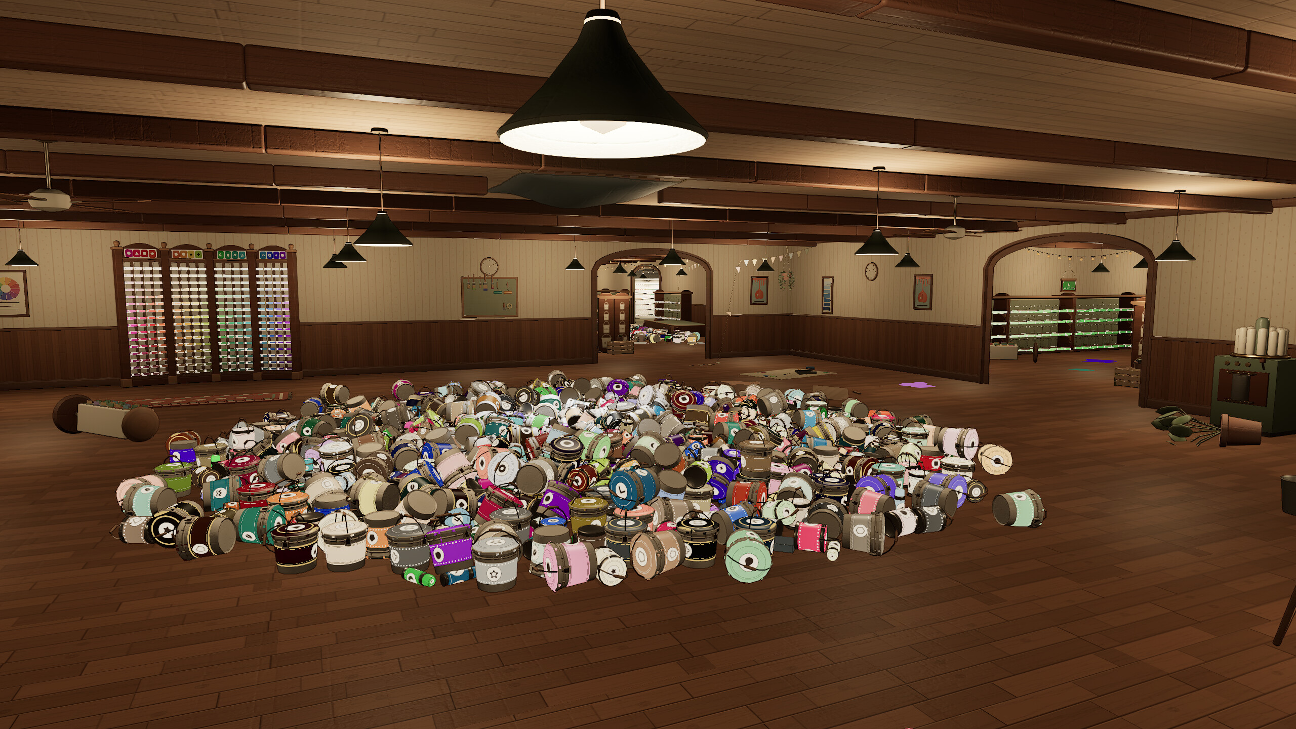 Chroma: Tidy Up The Paint Store! screenshot 1