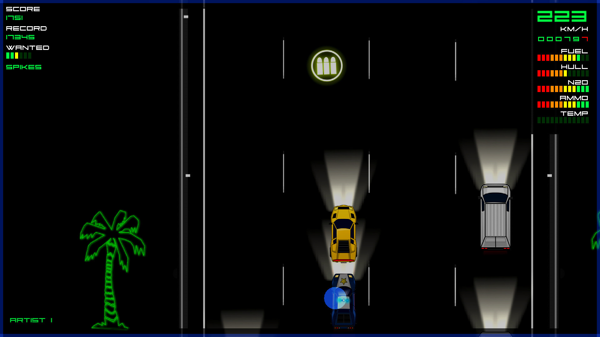 RETRO NIGHT CHASE screenshot 3