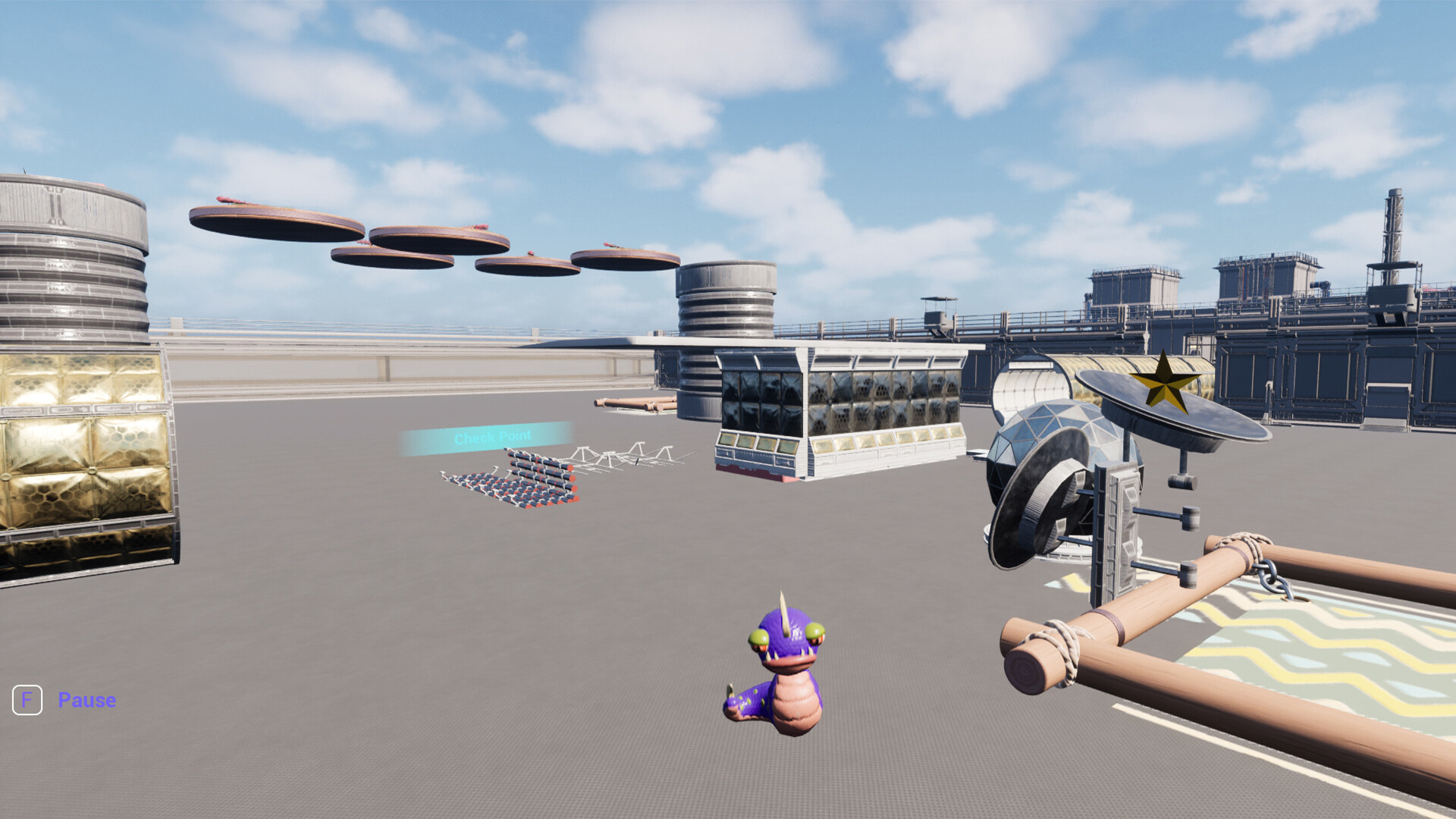 Worm In Space screenshot 2
