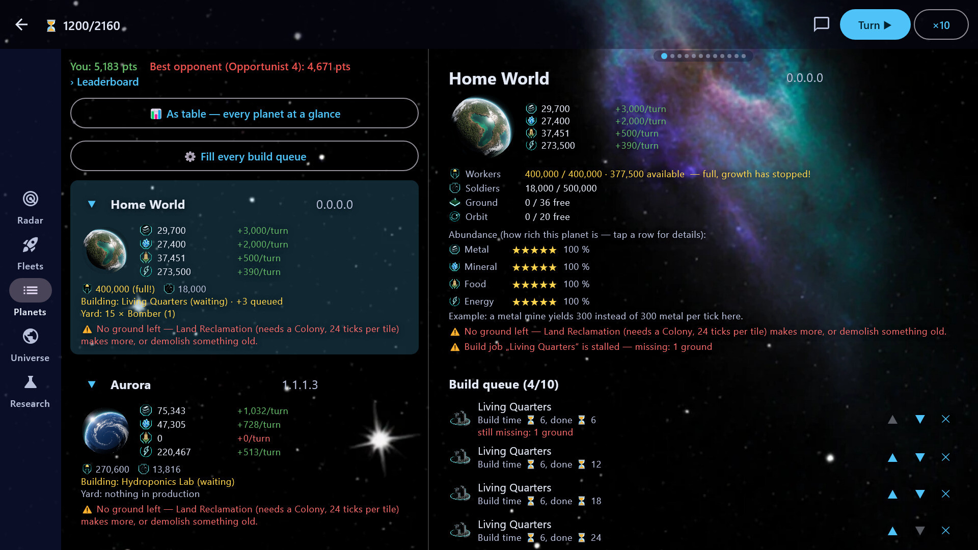 Sternenreich screenshot 2