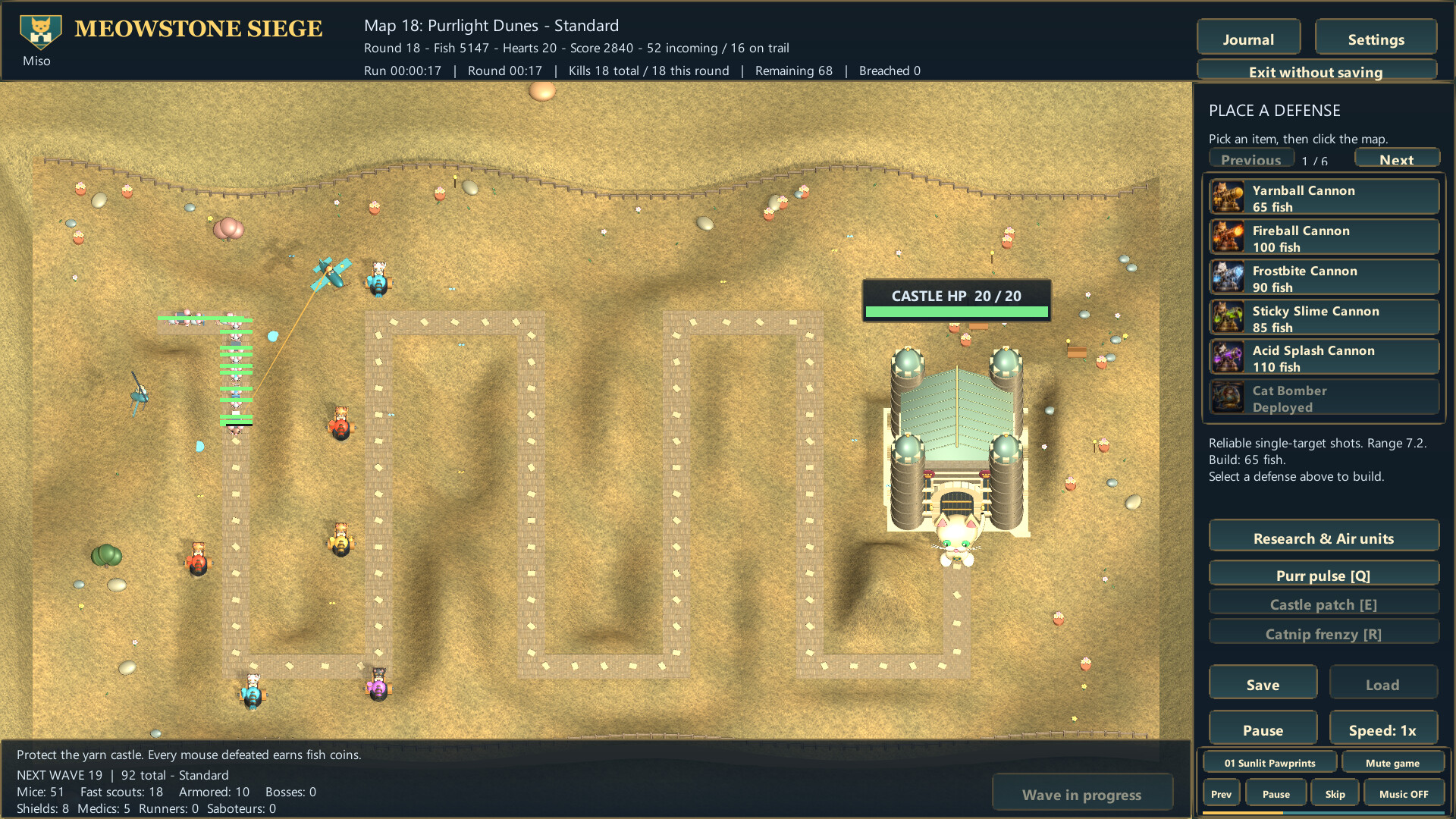 Meowstone Siege screenshot 2