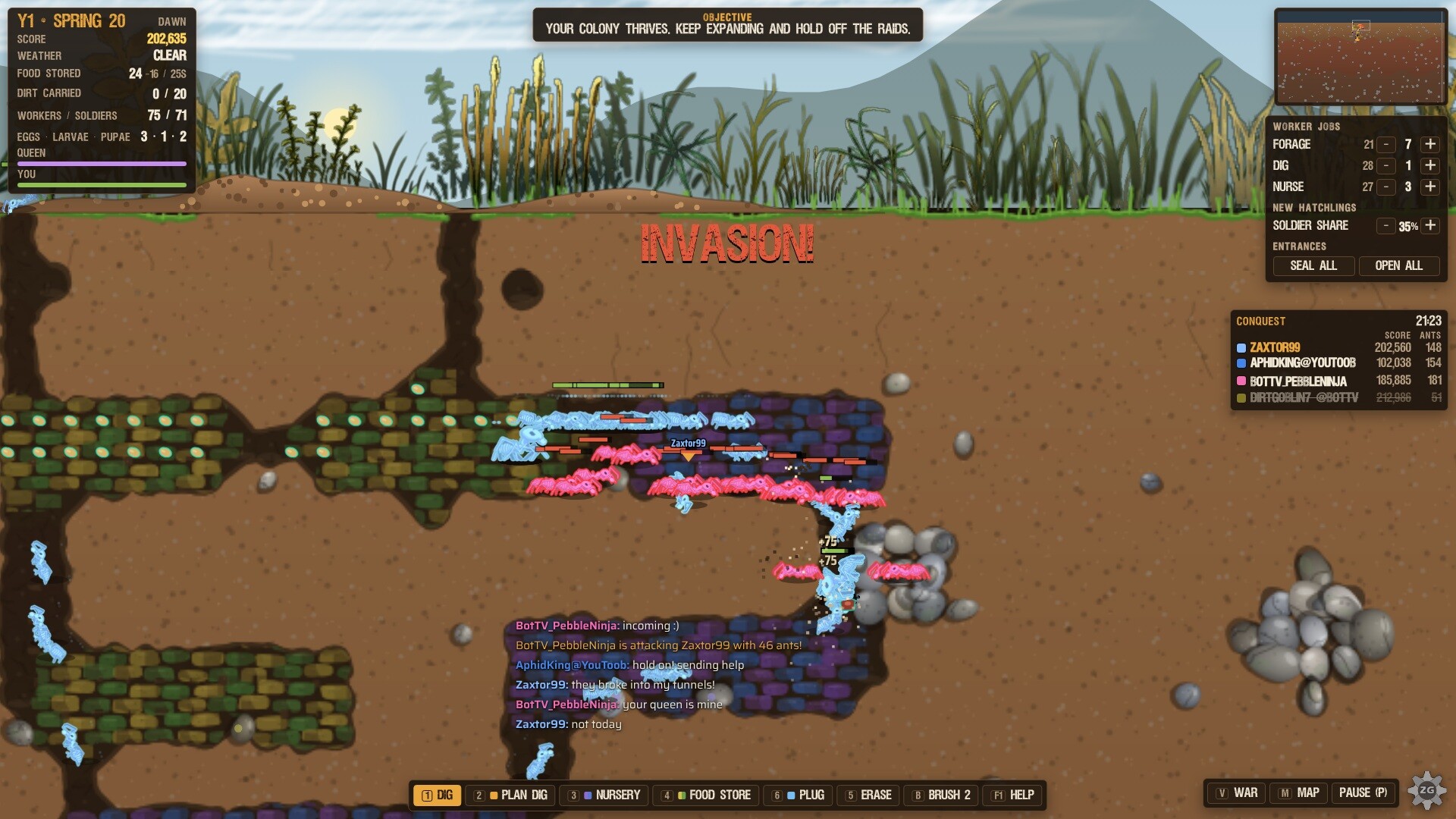Dirtborn: Colony Rising screenshot 2