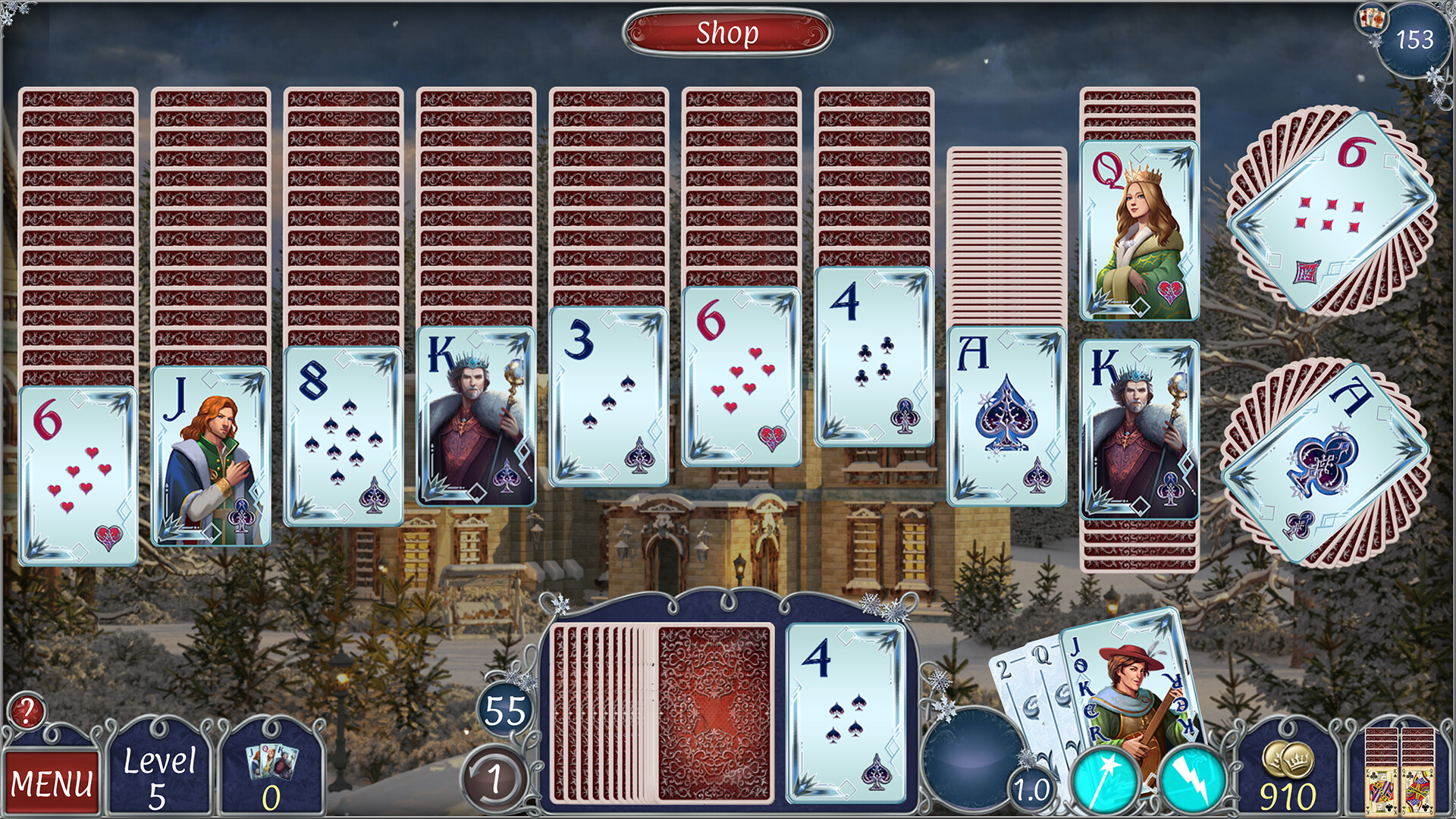 Jewel Match Solitaire Winterscapes 4 - Collector's Edition screenshot 5