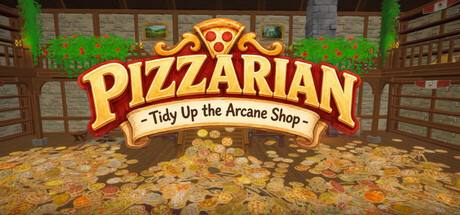 Cover art from Pizzarian: Tidy Up the Arcane Shop
