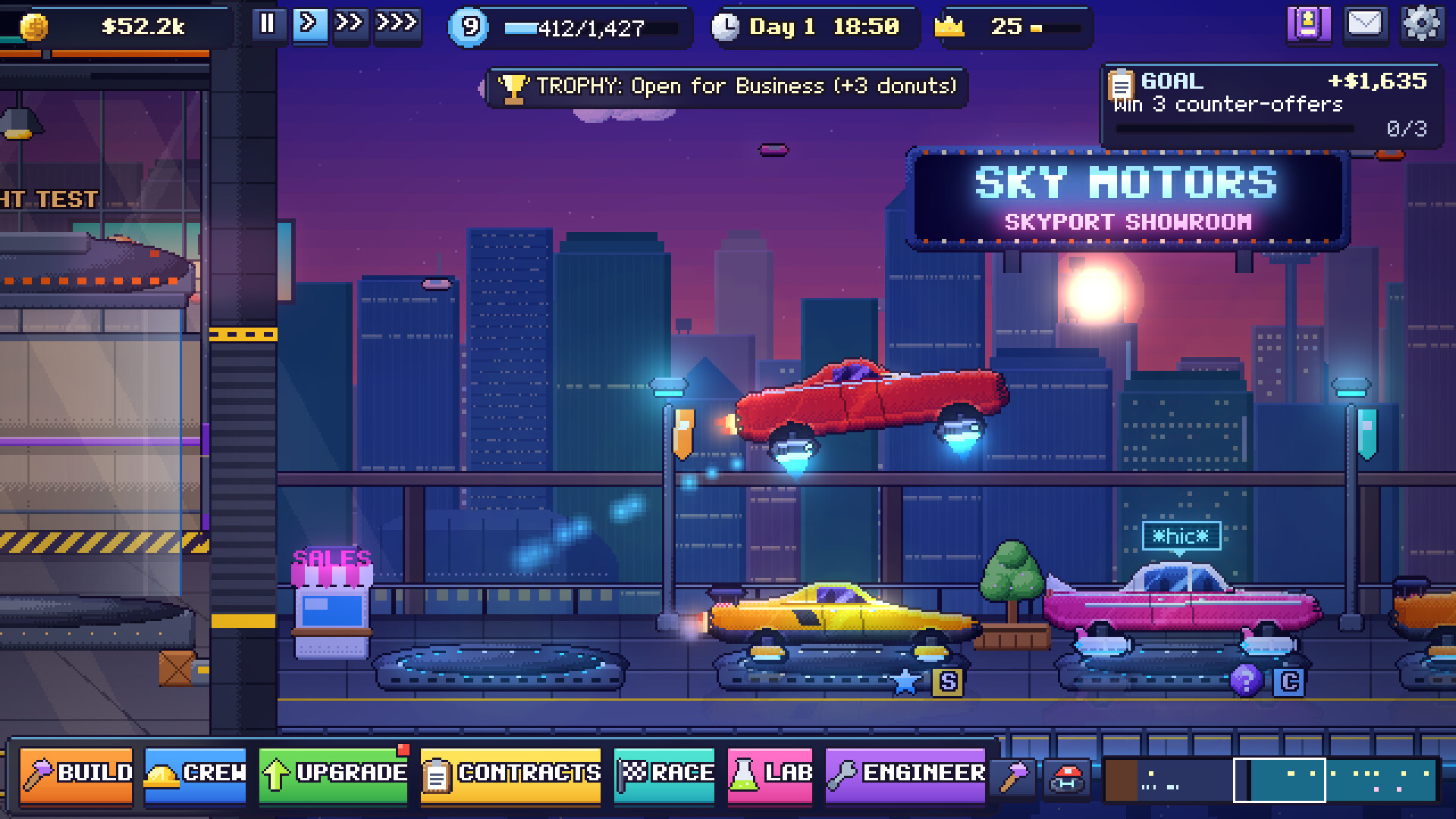 Sky Motors: Flying Car Factory trailer