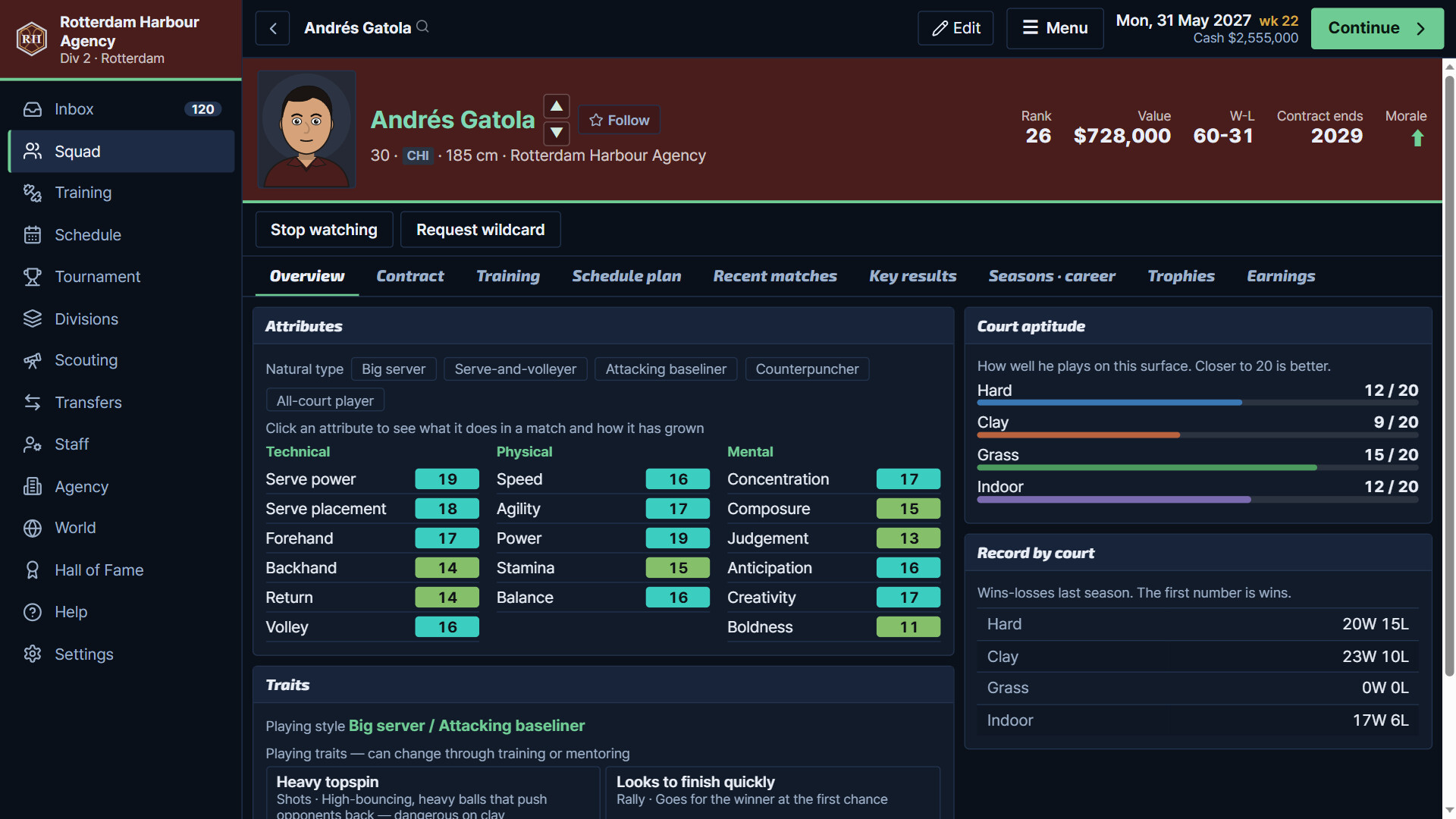 Deuce Agency 2027 screenshot 3