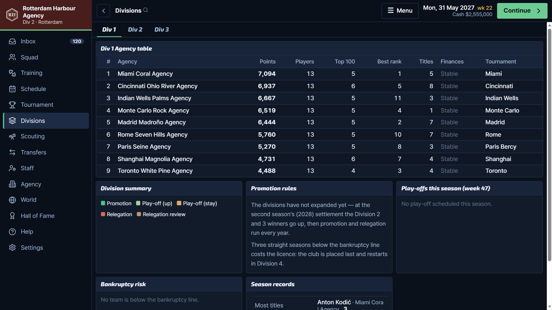 Deuce Agency 2027 screenshot 4