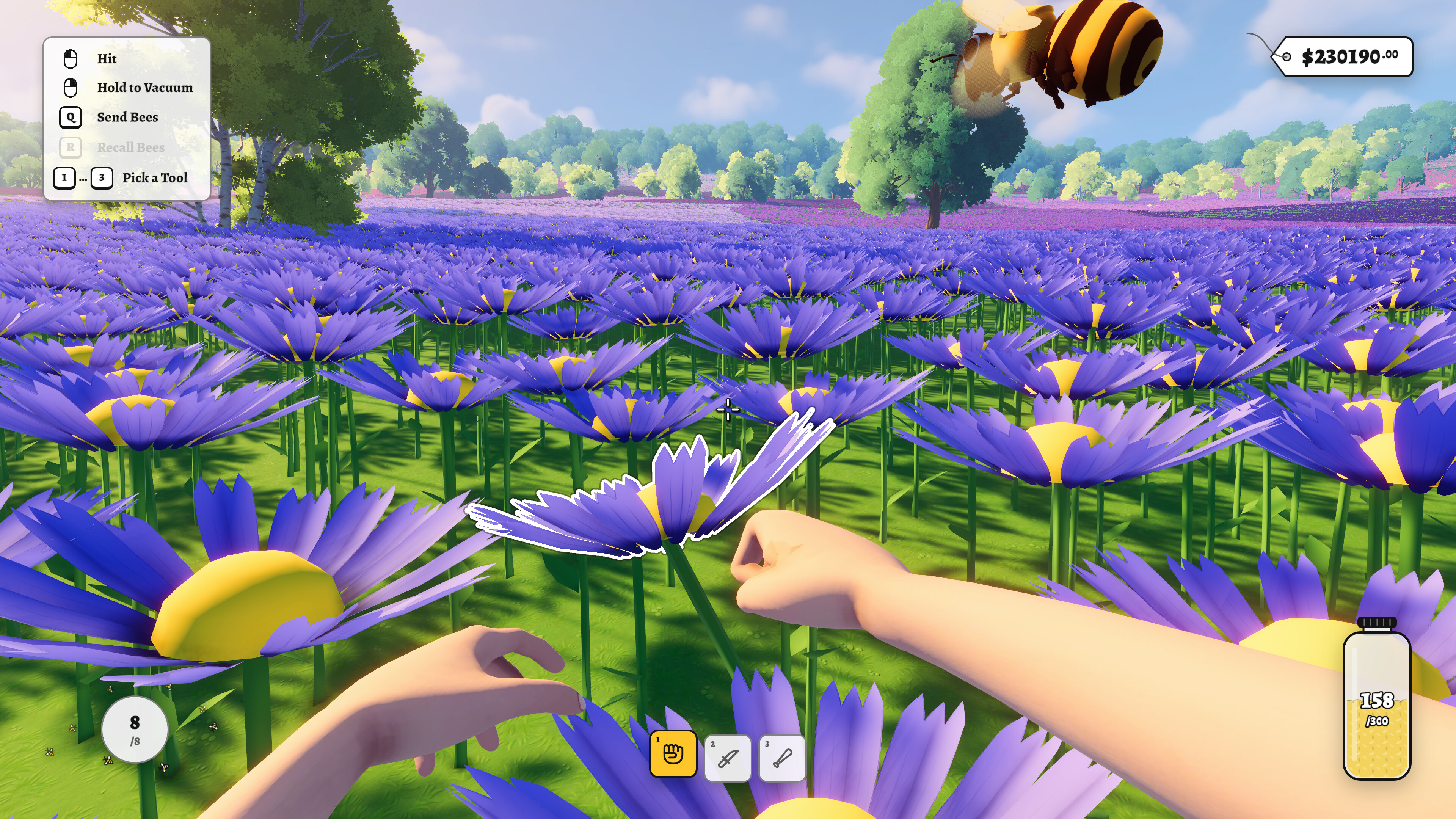 A Game About Bees, Flowers and Vacuum screenshot 3