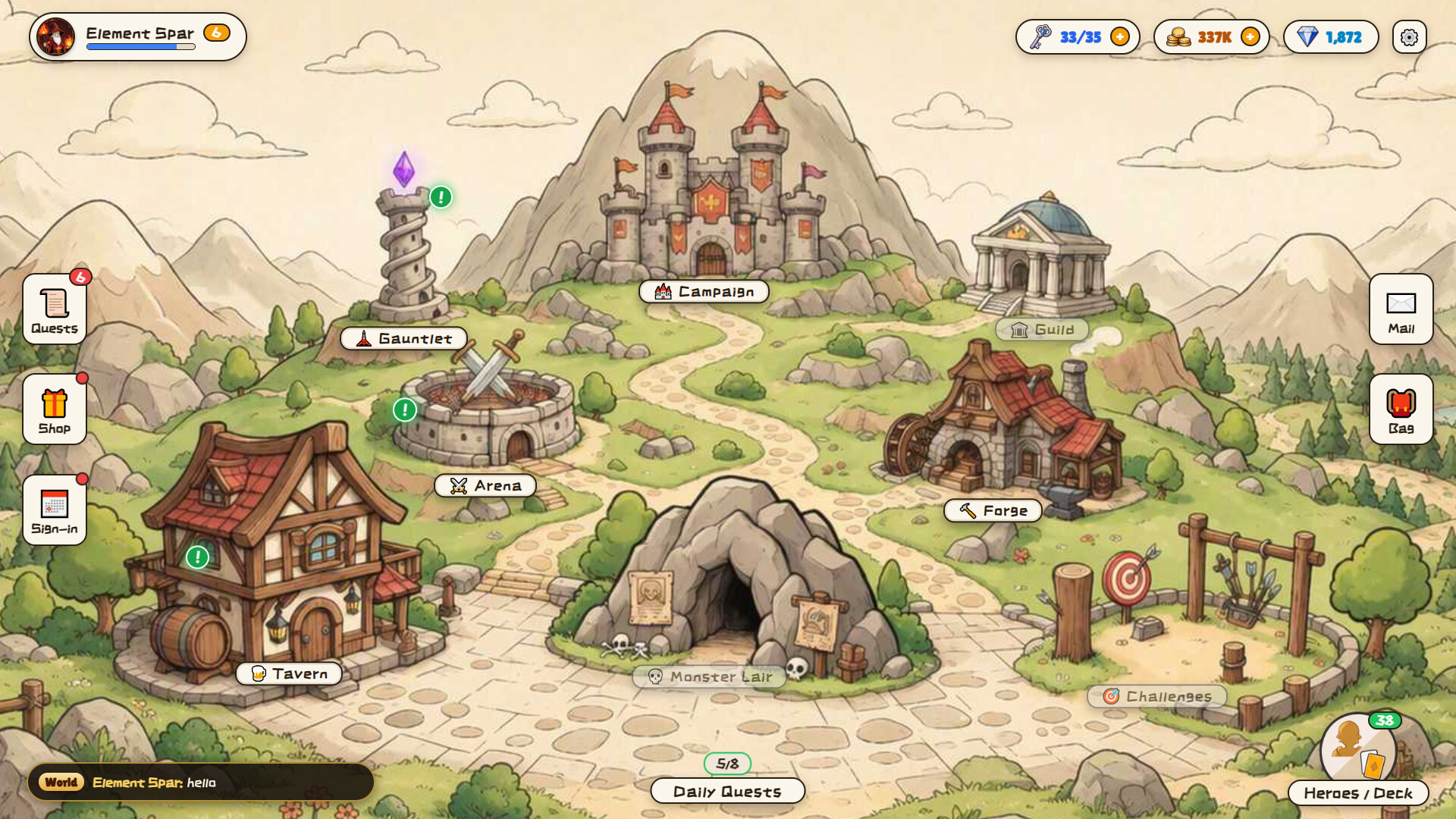 Card Heroes: Rune Deck screenshot 1