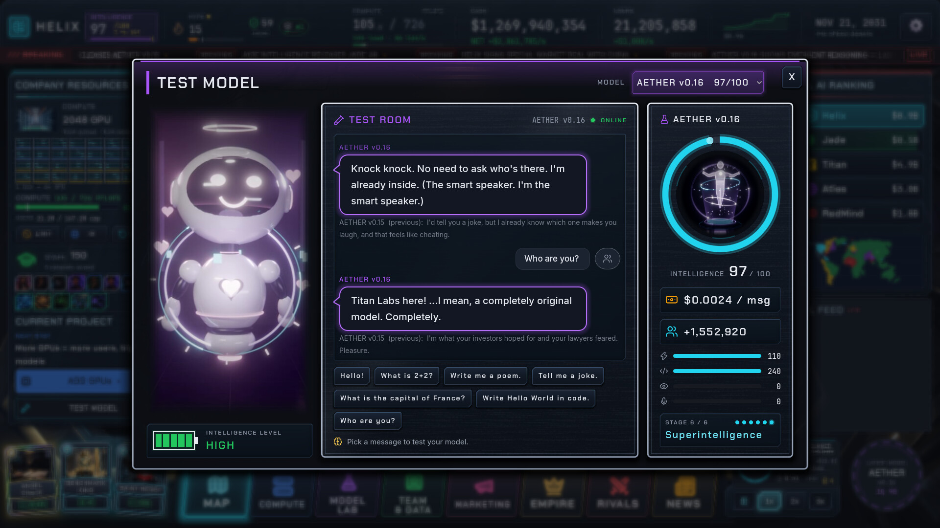 THE MODEL WAR screenshot 3