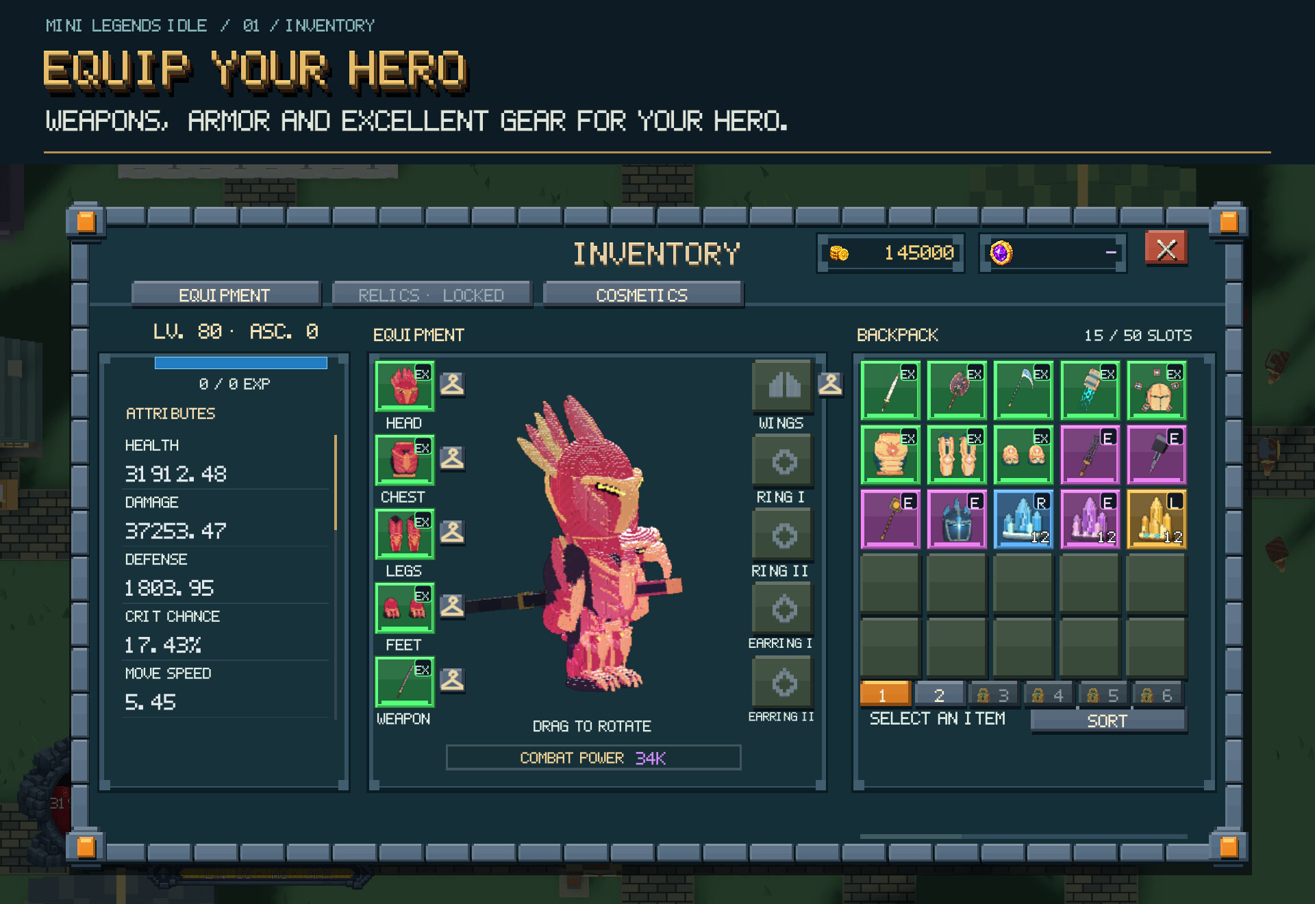 Mini Legends Idle trailer