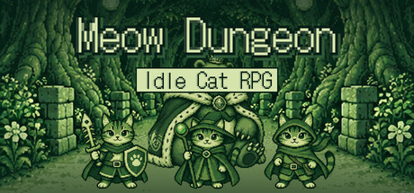Cover art from Meow Dungeon: Idle Cat RPG