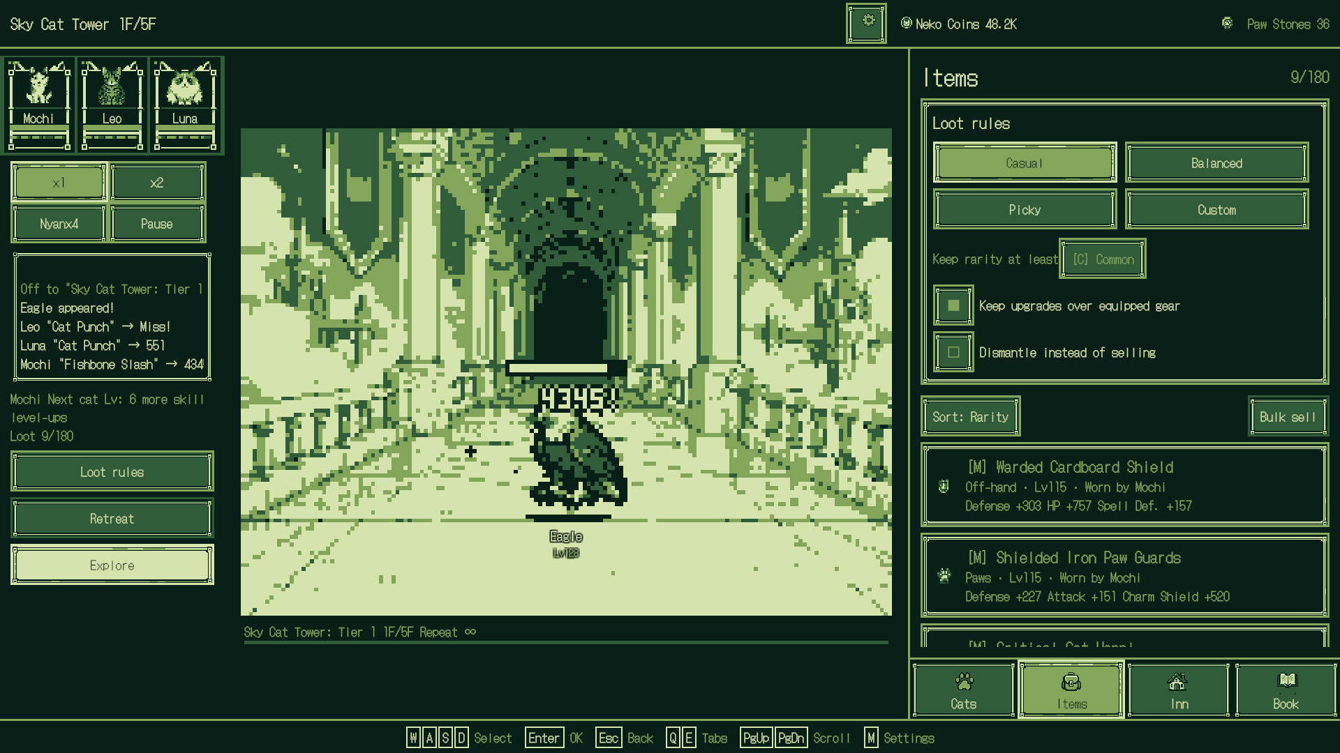 Meow Dungeon: Idle Cat RPG screenshot 2