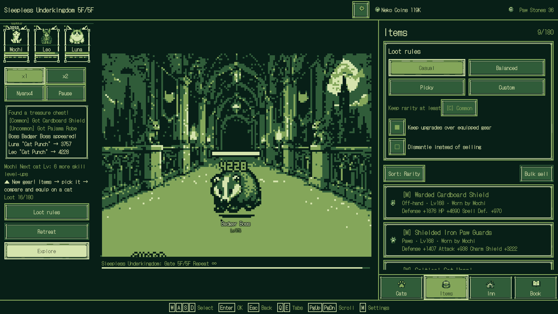 Meow Dungeon: Idle Cat RPG screenshot 4