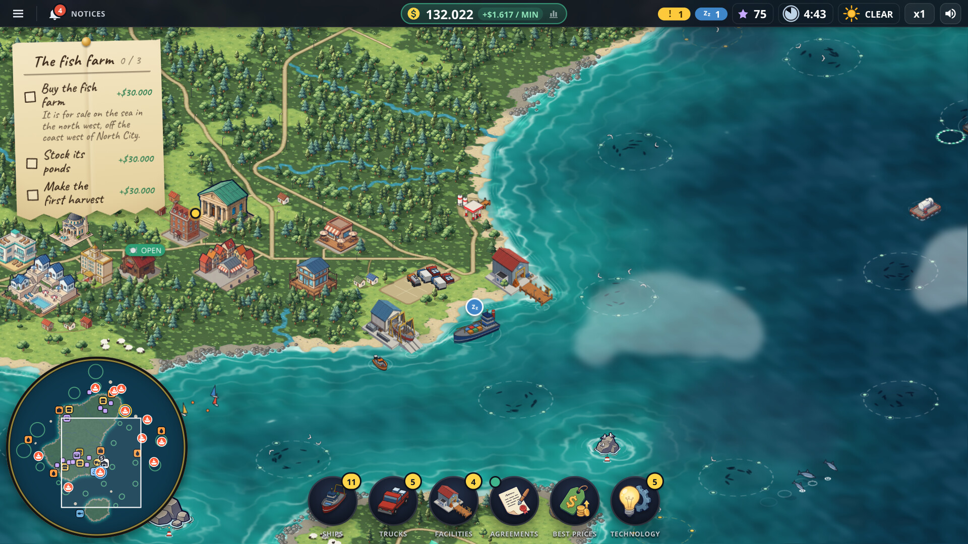 Fishing Company Tycoon: Harbor to Market trailer