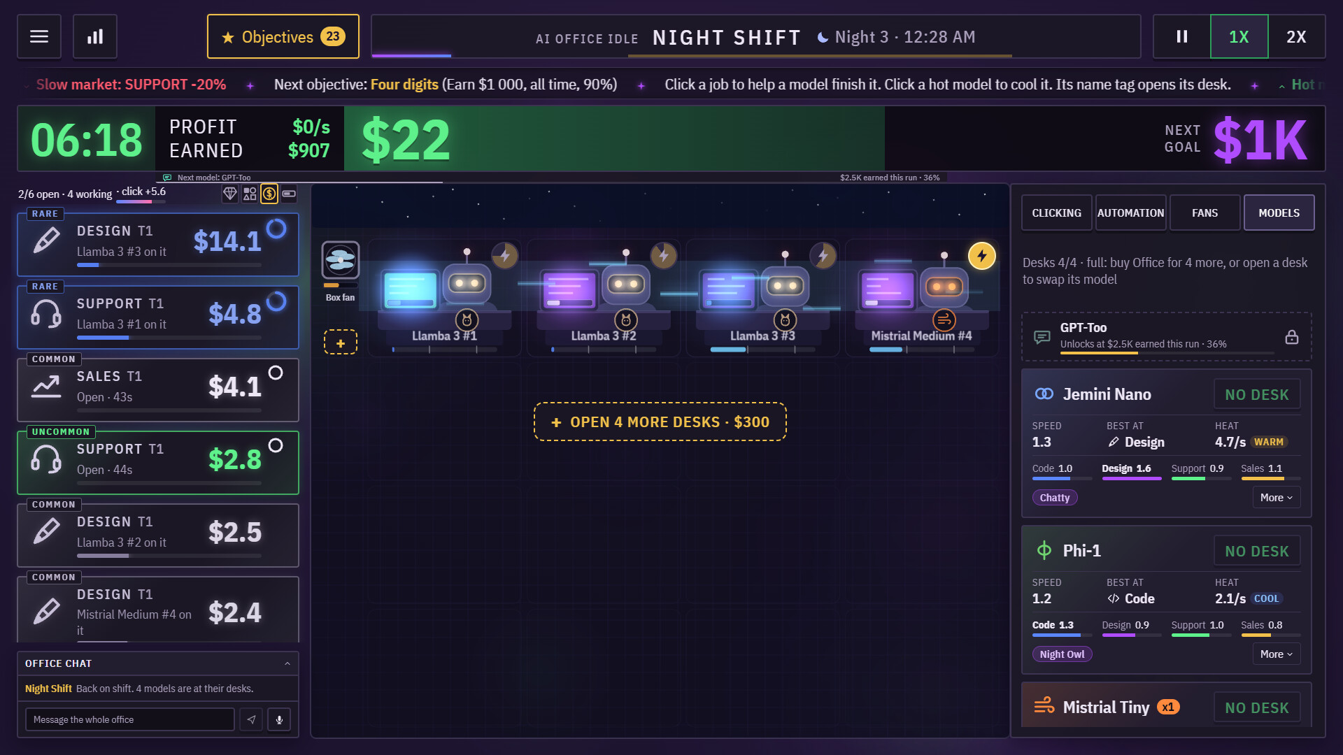 AI Office Idle: Night Shift trailer