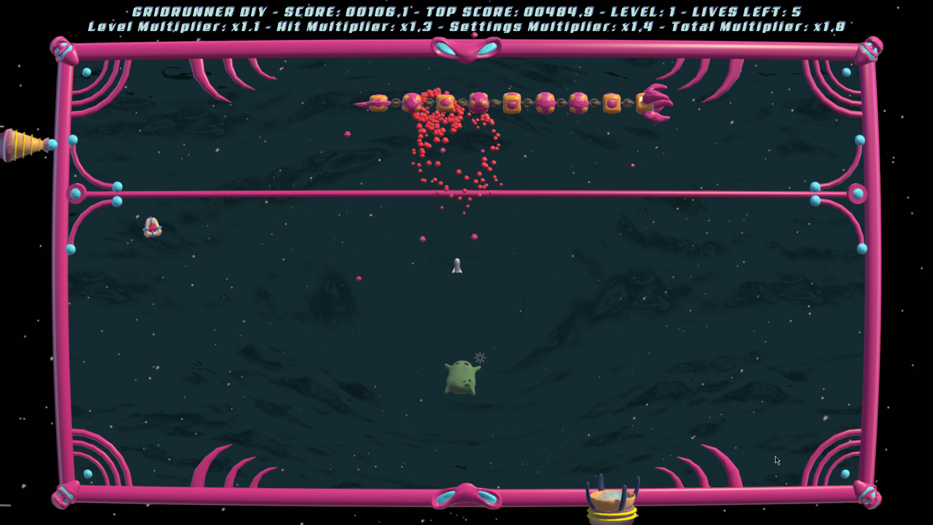 Gridrunner 2K screenshot 2