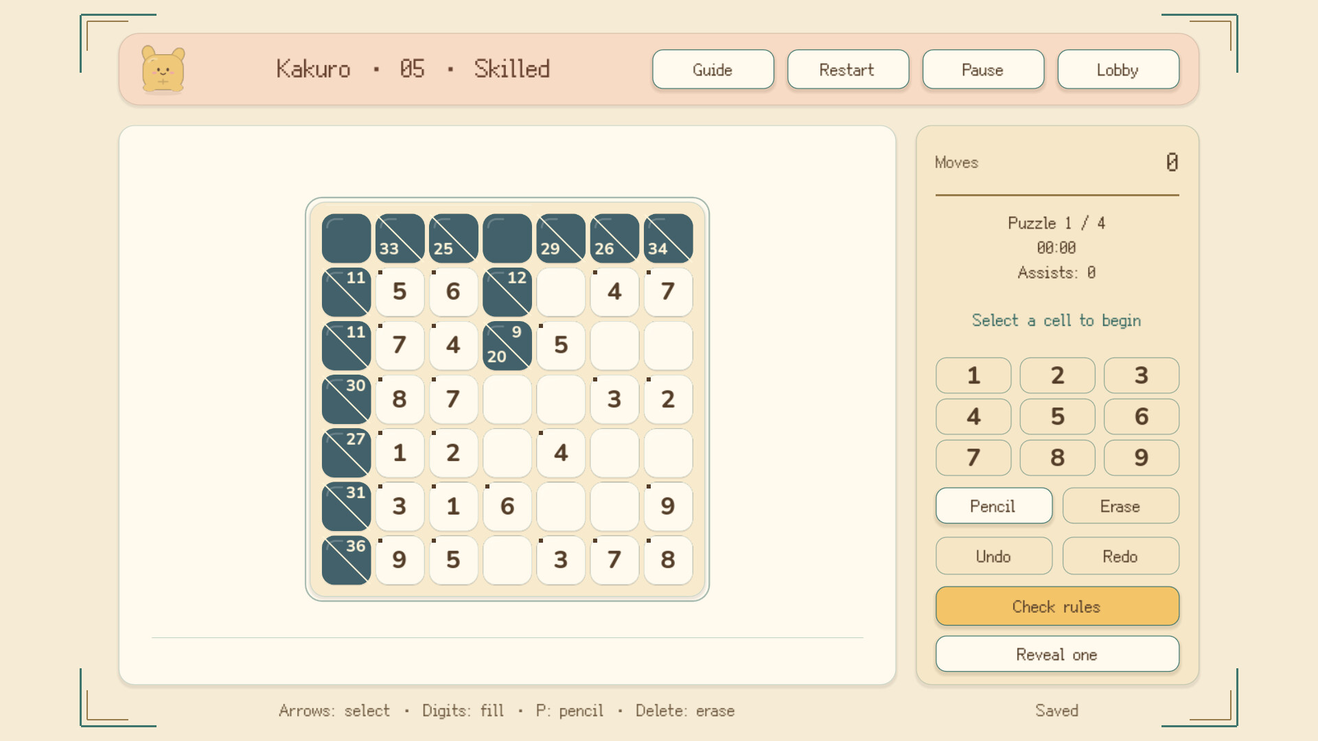 N in One Logic Puzzle Collection — Sudoku, Nonograms, Hashi & Slitherlink screenshot 5