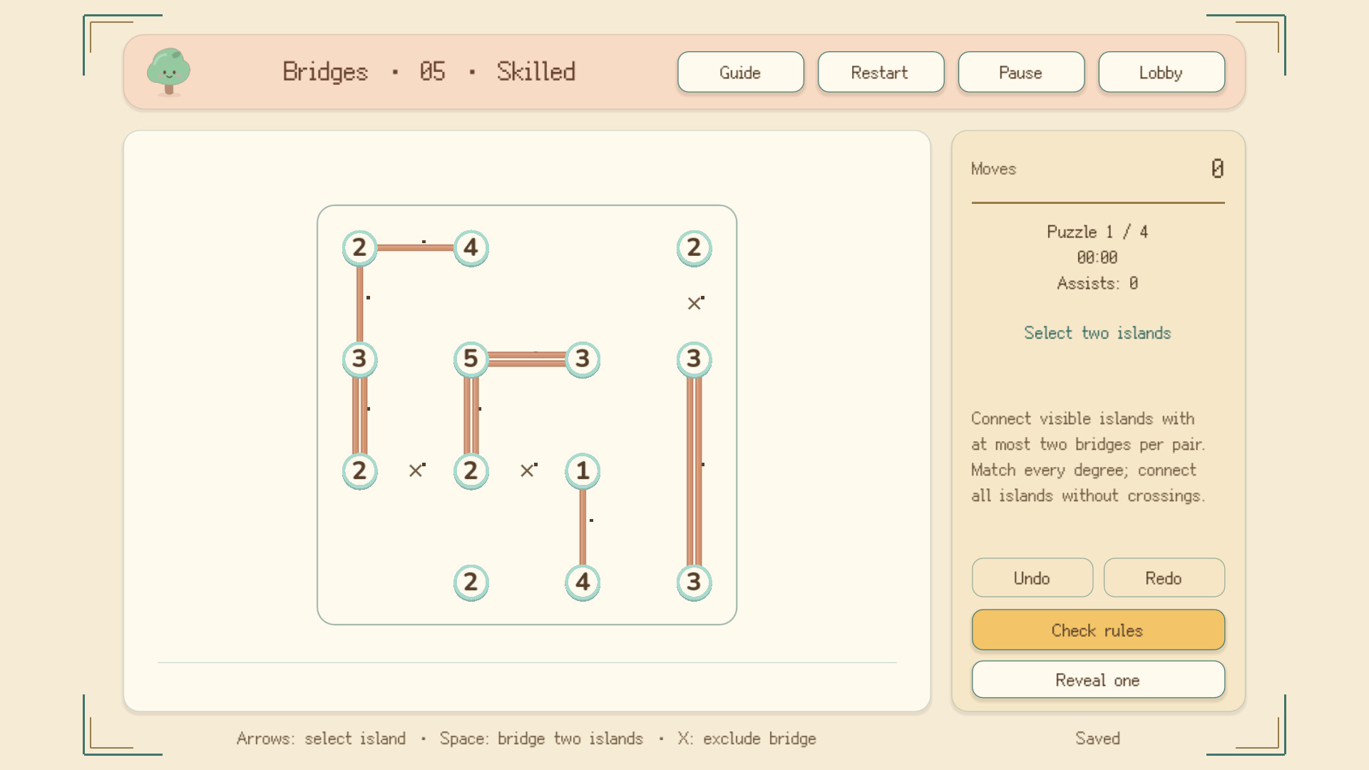 N in One Logic Puzzle Collection — Sudoku, Nonograms, Hashi & Slitherlink screenshot 3