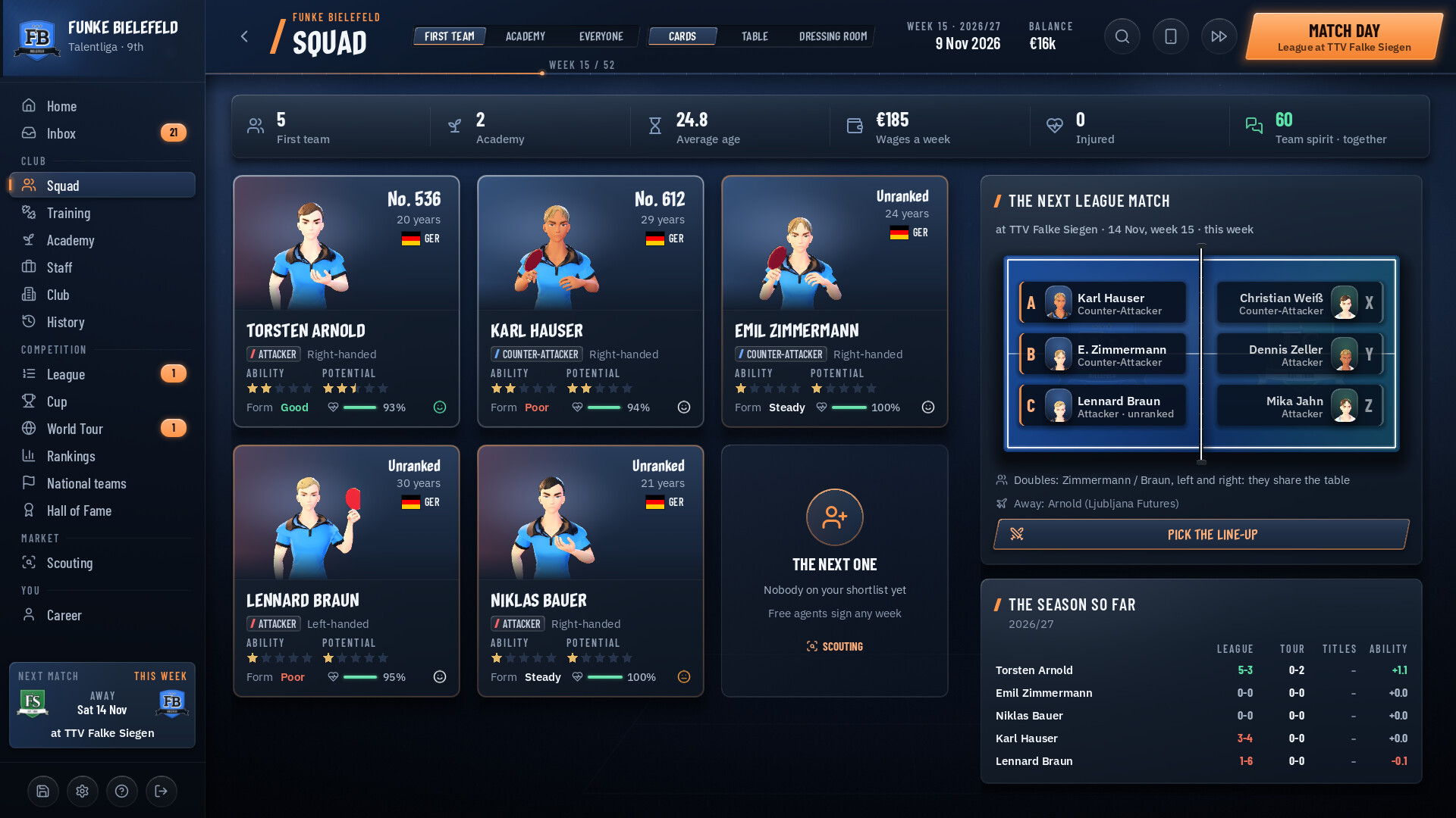 Table Tennis Manager 27 screenshot 5