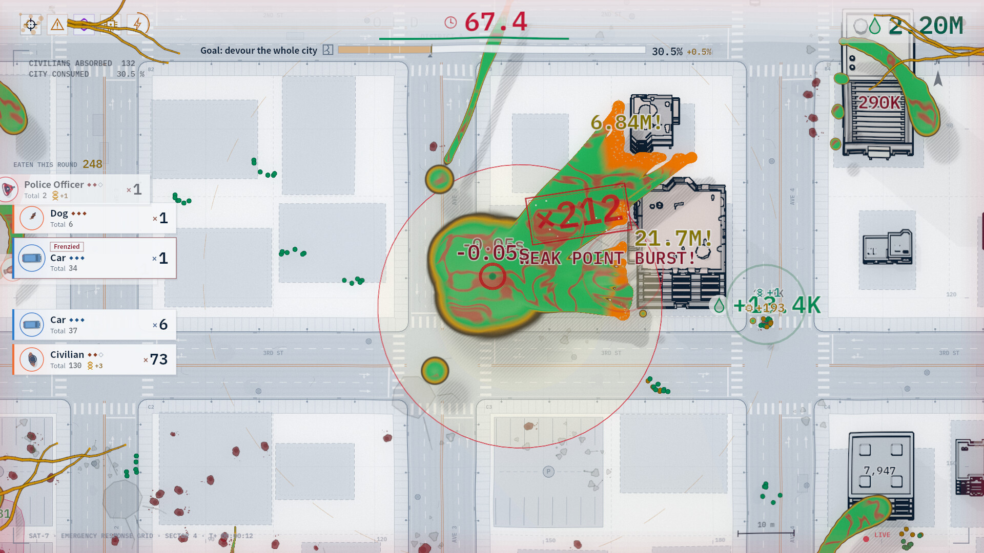Cell Eats City screenshot 2