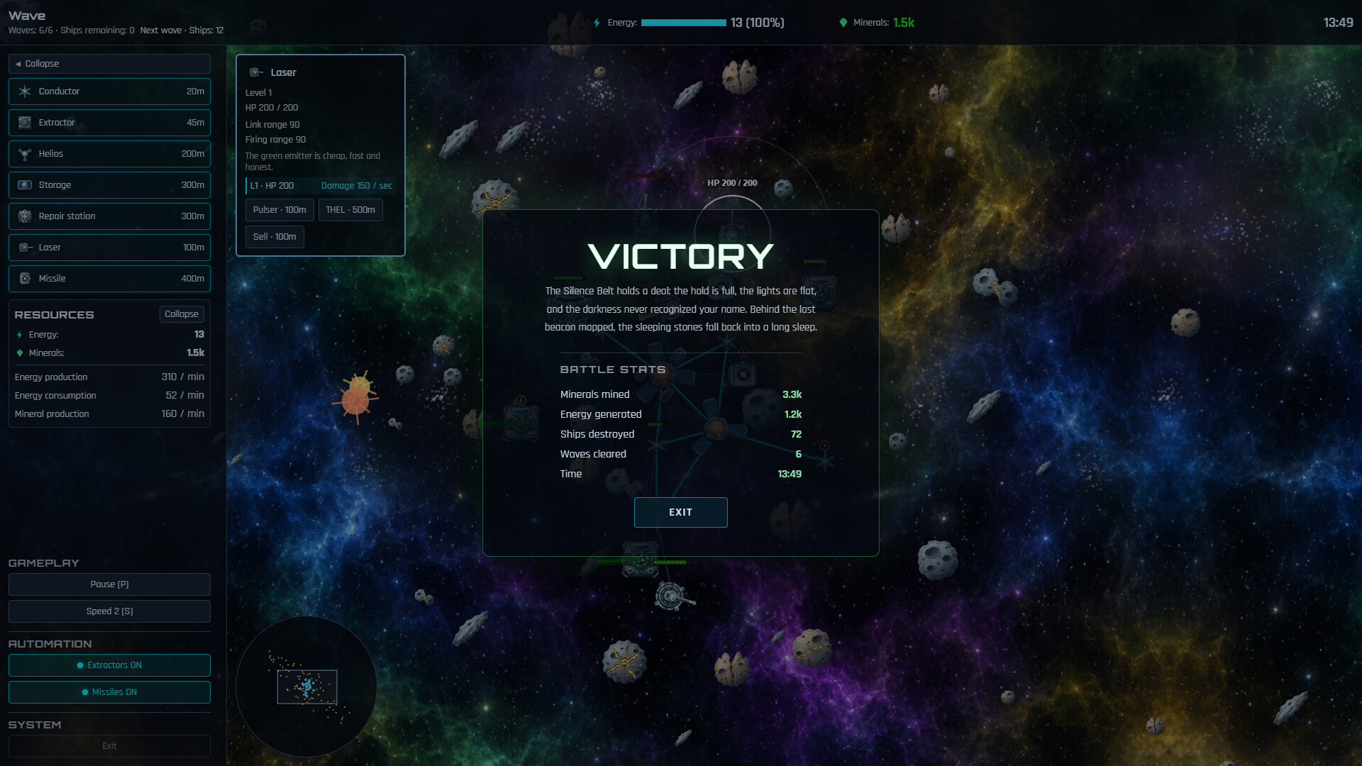 Asteroid Bastion screenshot 5