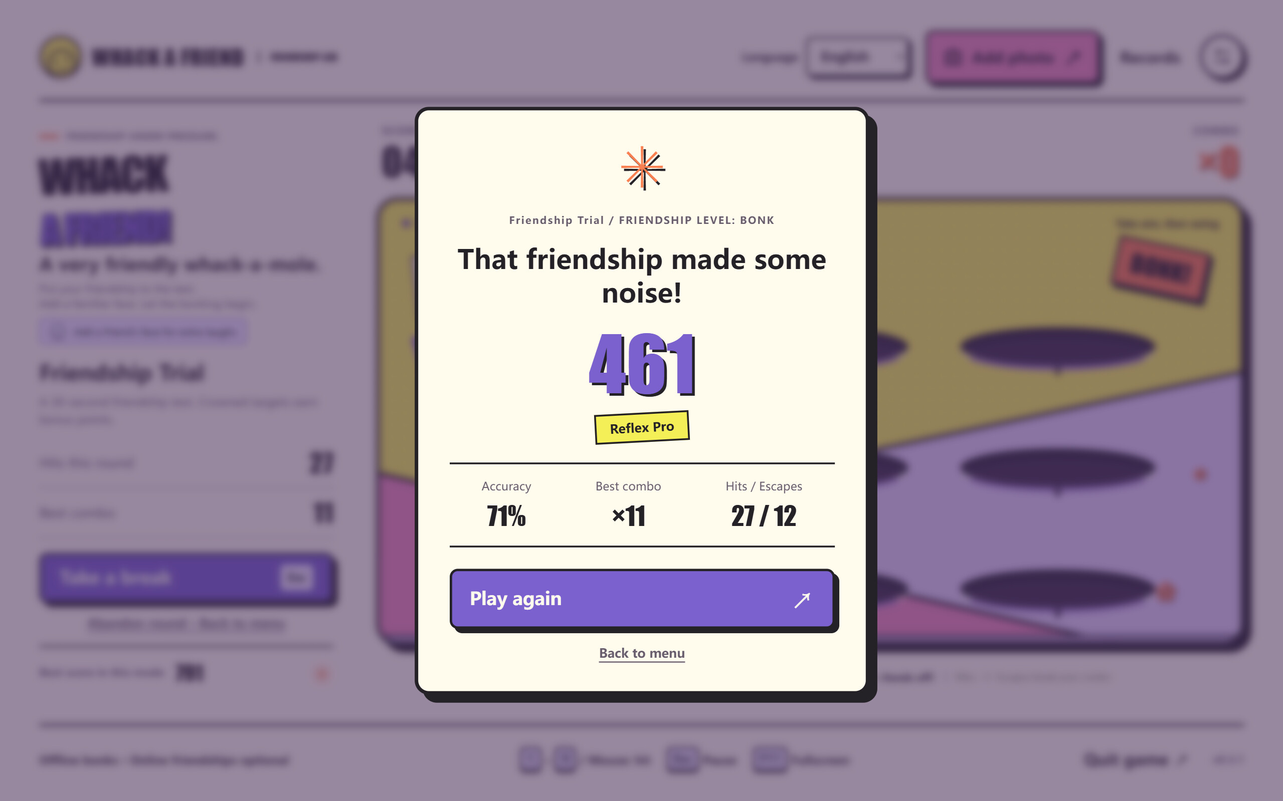 Whack a Friend screenshot 5