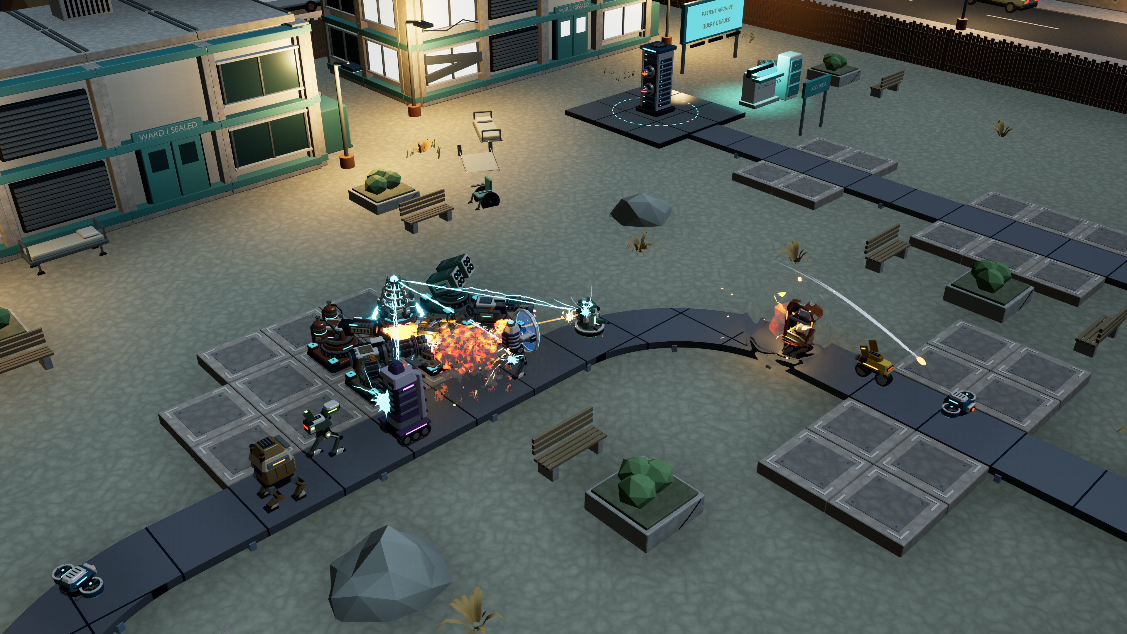Gunmetal Switchyard – Tower Defense screenshot 5