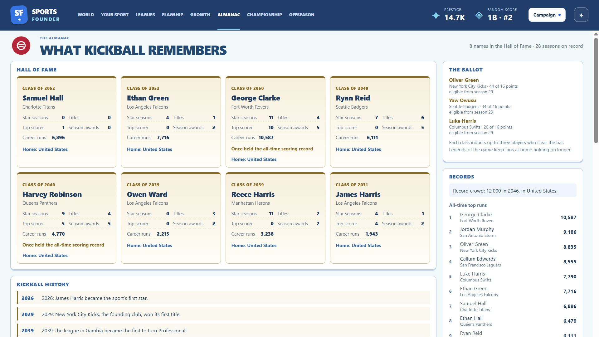 Sports Founder screenshot 3