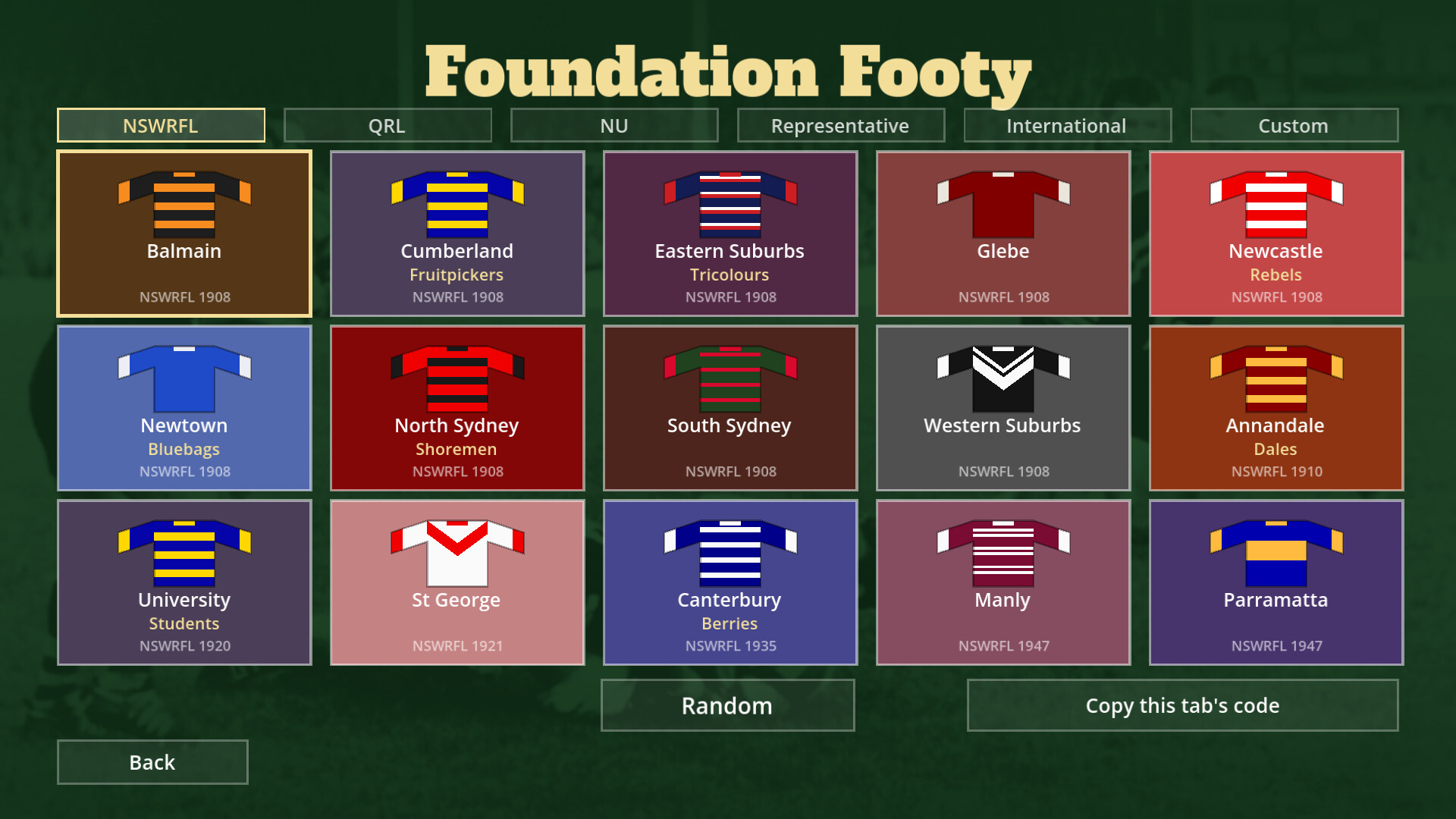 Foundation Footy: Rugby League screenshot 2