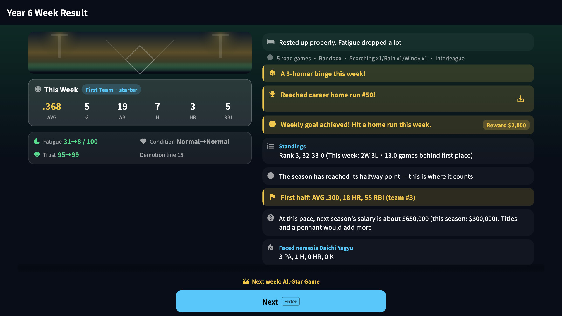 Baseball Life - Career Sim screenshot 2
