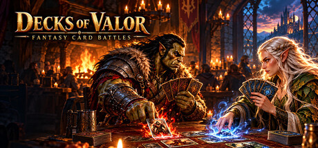 Cover art from Decks of Valor: Fantasy Card Battles