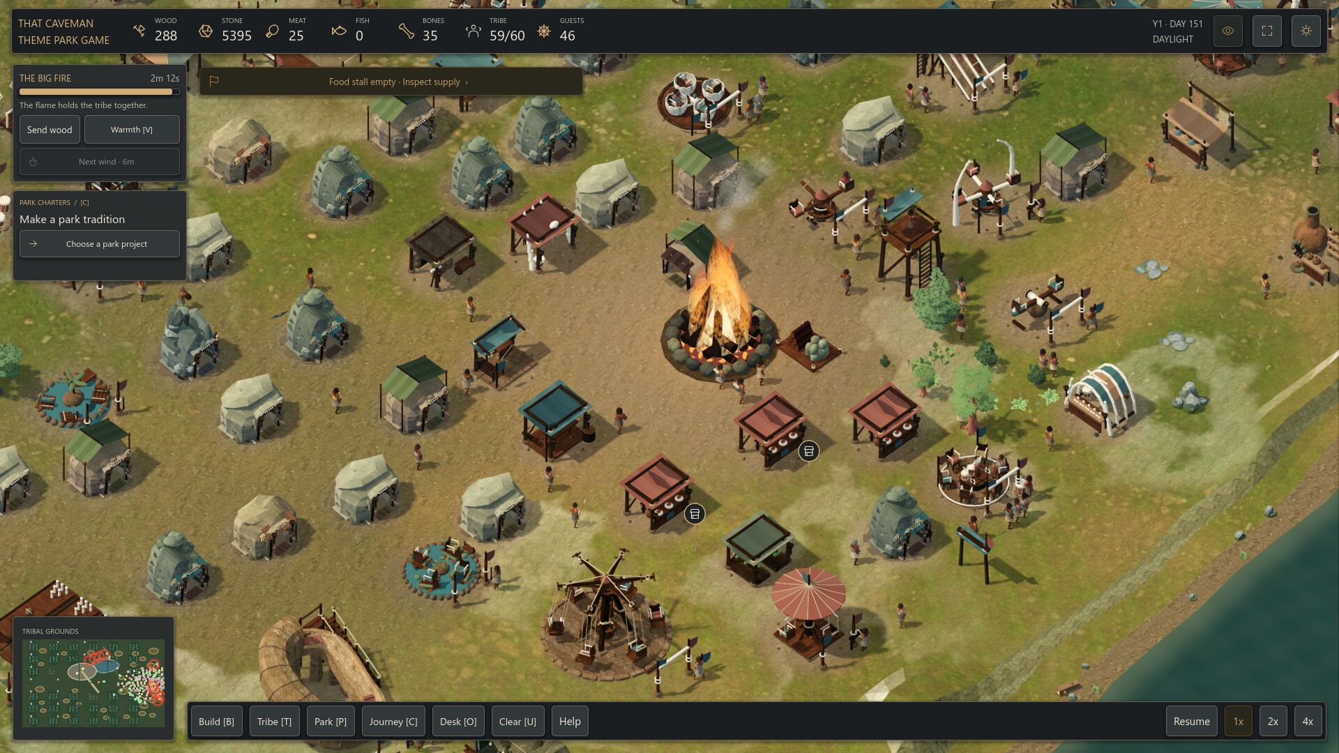 That Caveman Theme Park Game screenshot 1