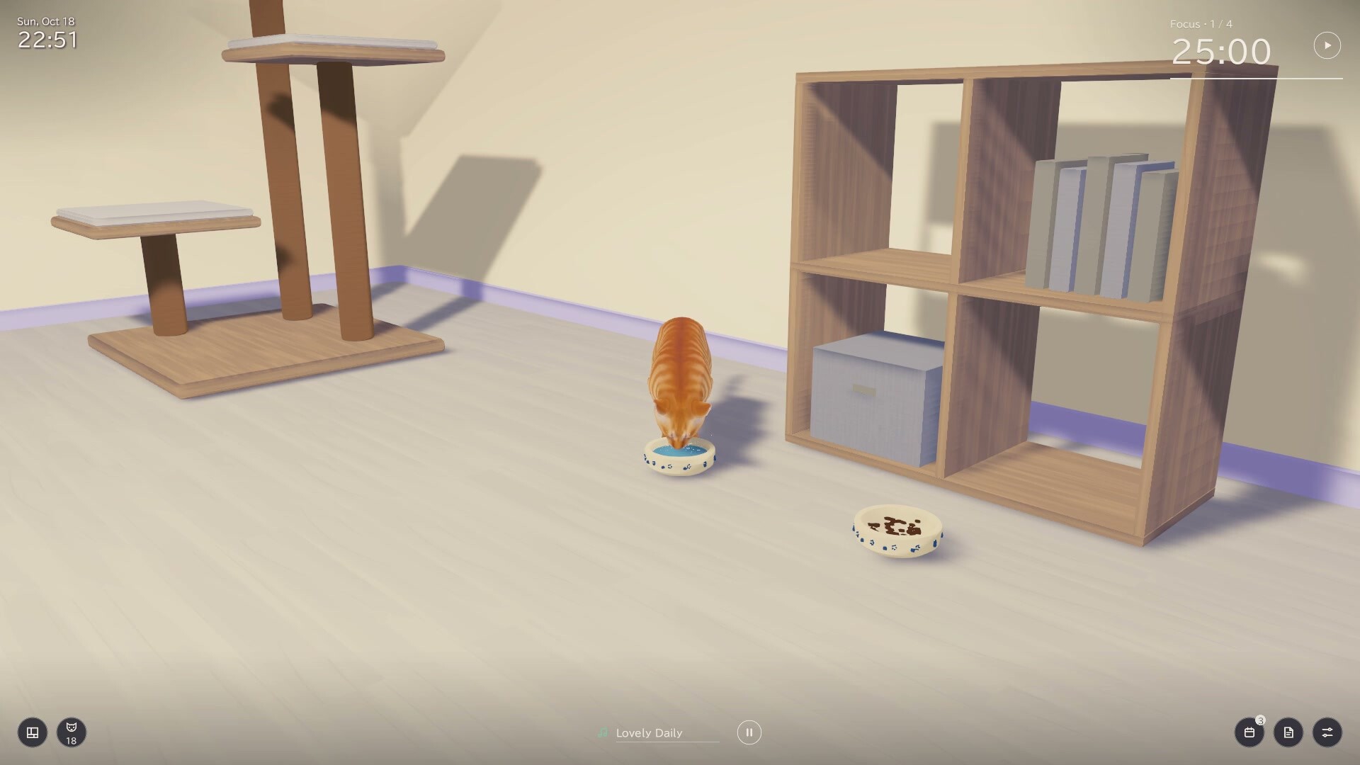 Cozy Cat Room: Focus Time with Your Cat screenshot 2